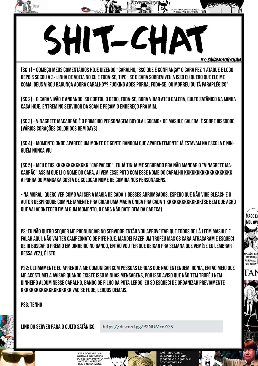 Read Mashle Magic and Muscles PT-BR Manga Online