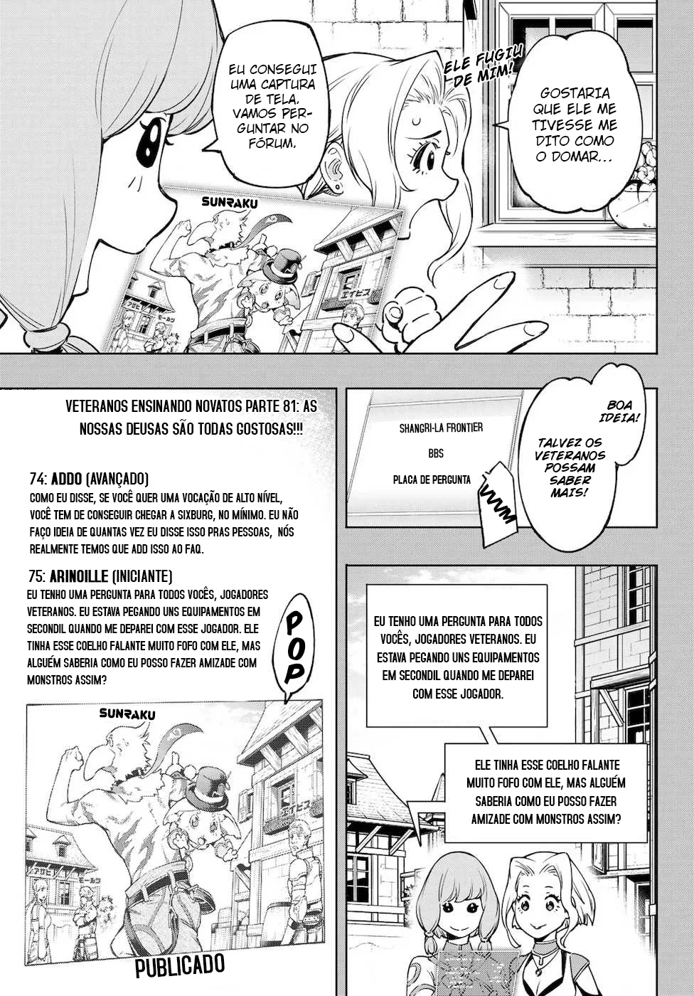 Read Shangri-La Frontier PT-BR Manga Online