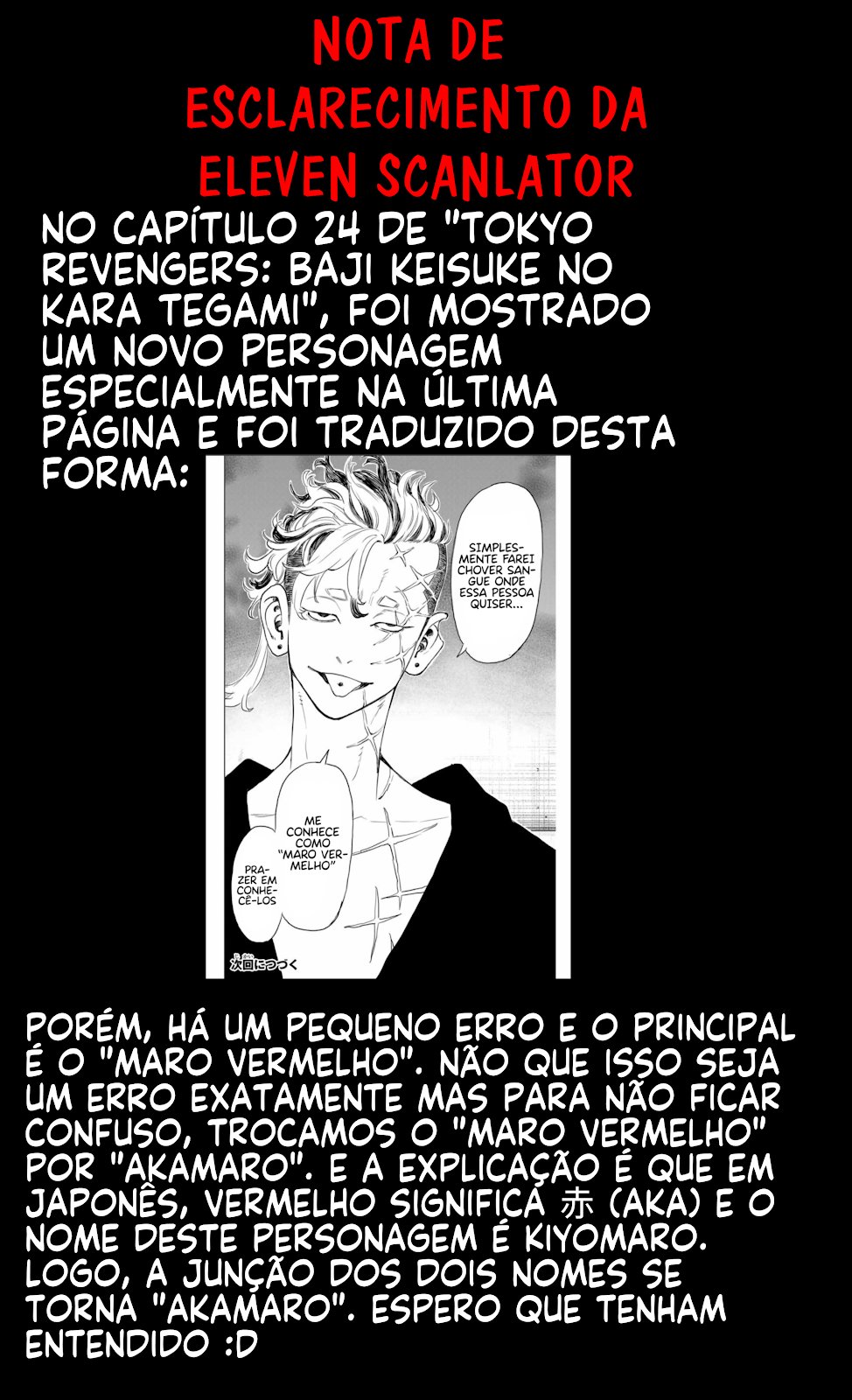 Read Tokyo Revengers A Letter from Keisuke Baji PT-BR Manga Online