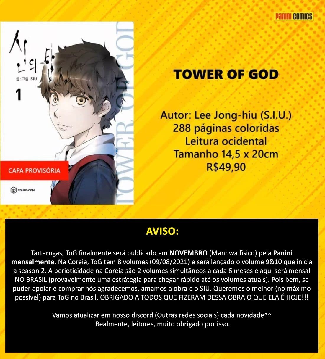Read Tower of God PT-BR Manga Online