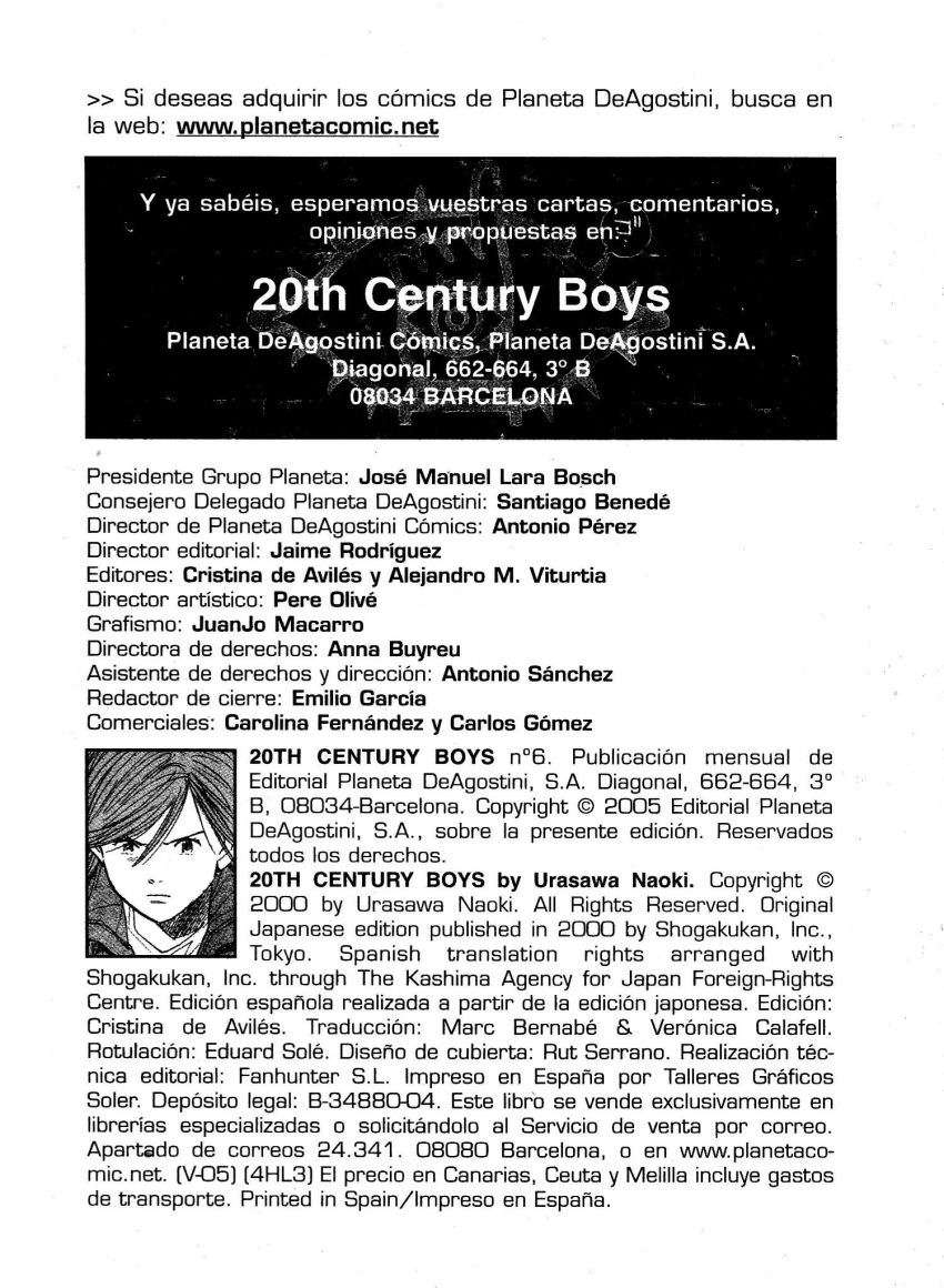 Read 20th Century Boys ES Manga Online