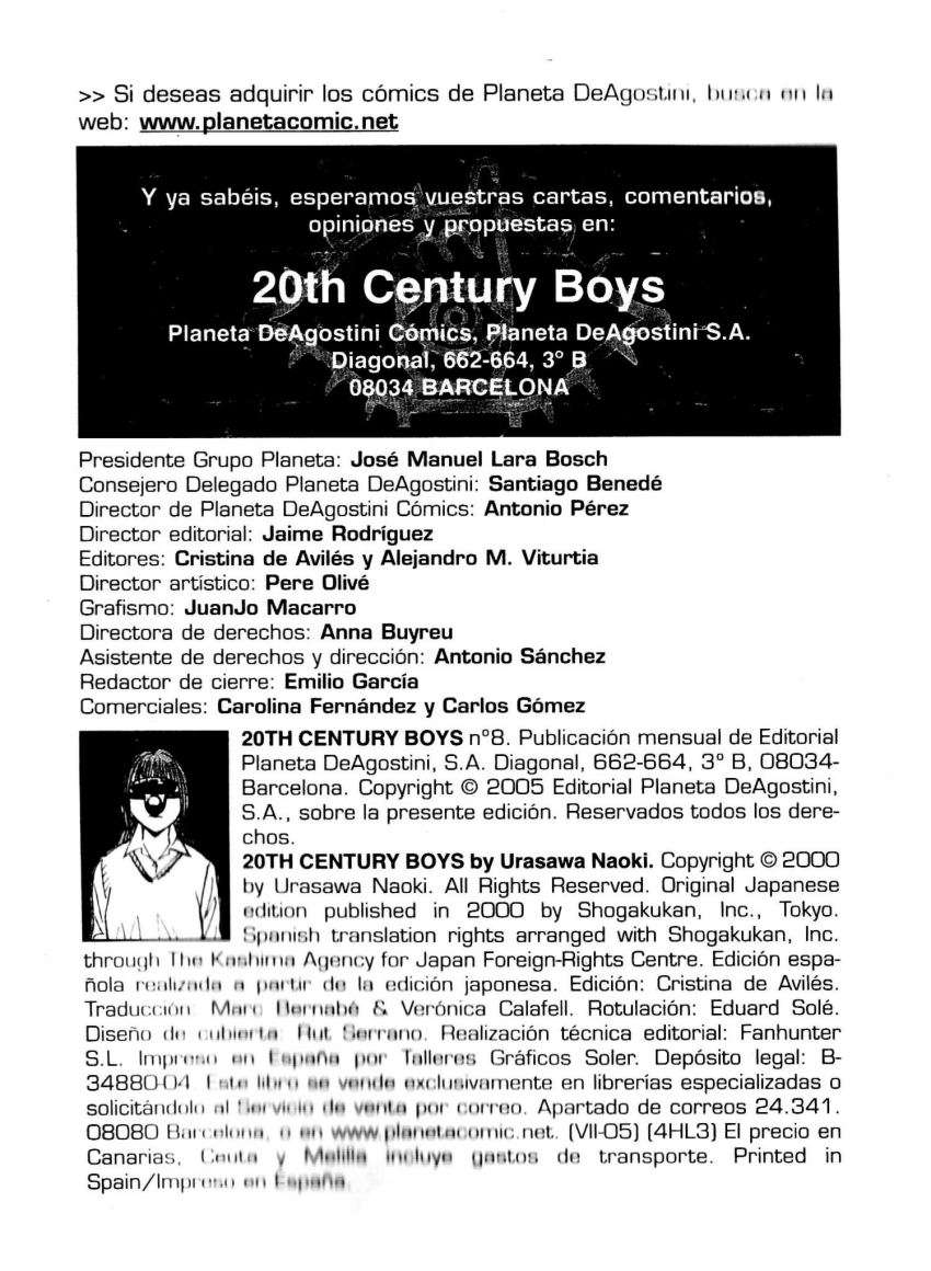 Read 20th Century Boys ES Manga Online