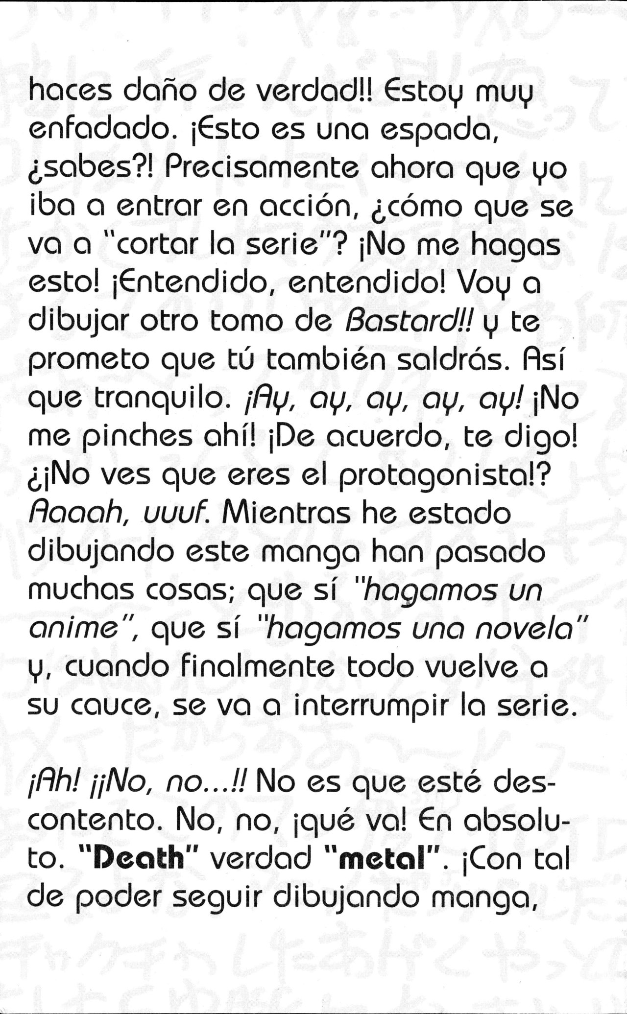 Read Bastard!! ES Manga Online