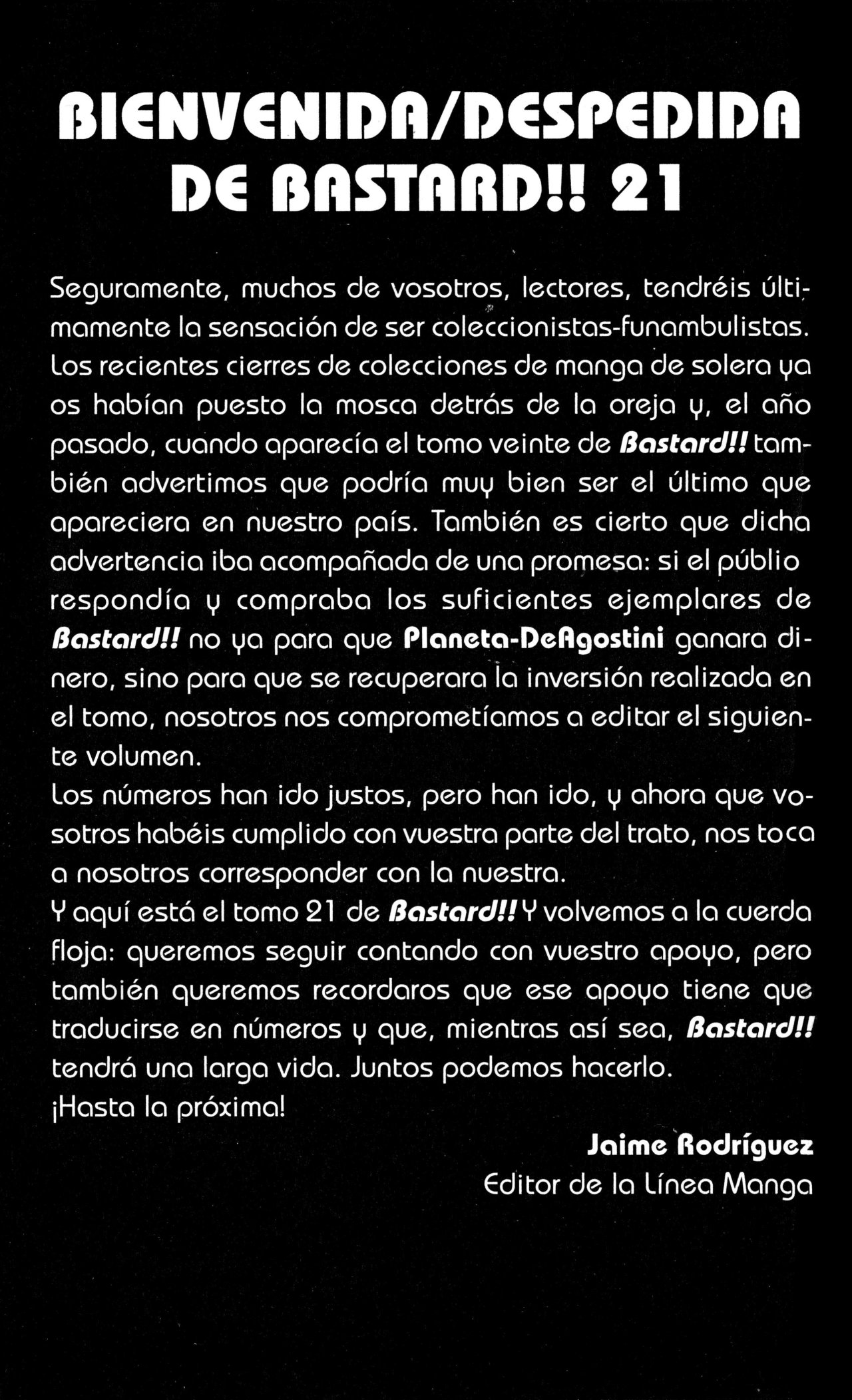 Read Bastard!! ES Manga Online