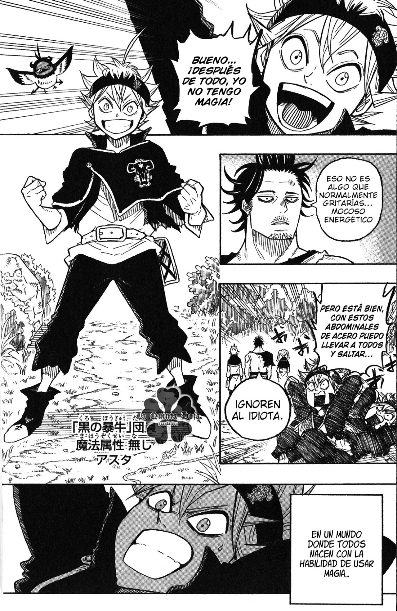 Read Black Clover Quartet Knights ES Manga Online