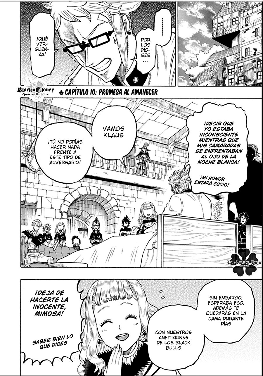 Read Black Clover Quartet Knights ES Manga Online