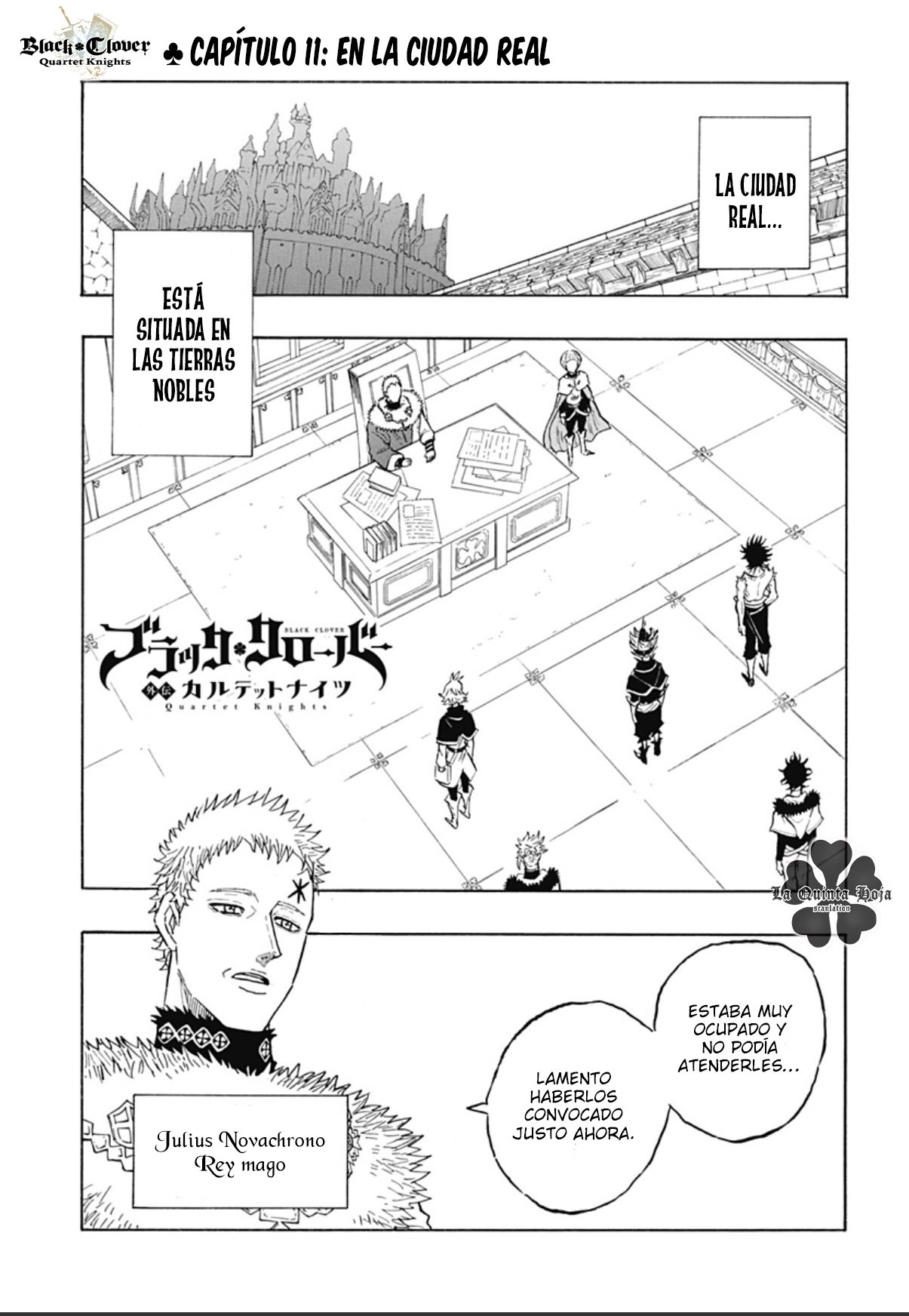 Read Black Clover Quartet Knights ES Manga Online