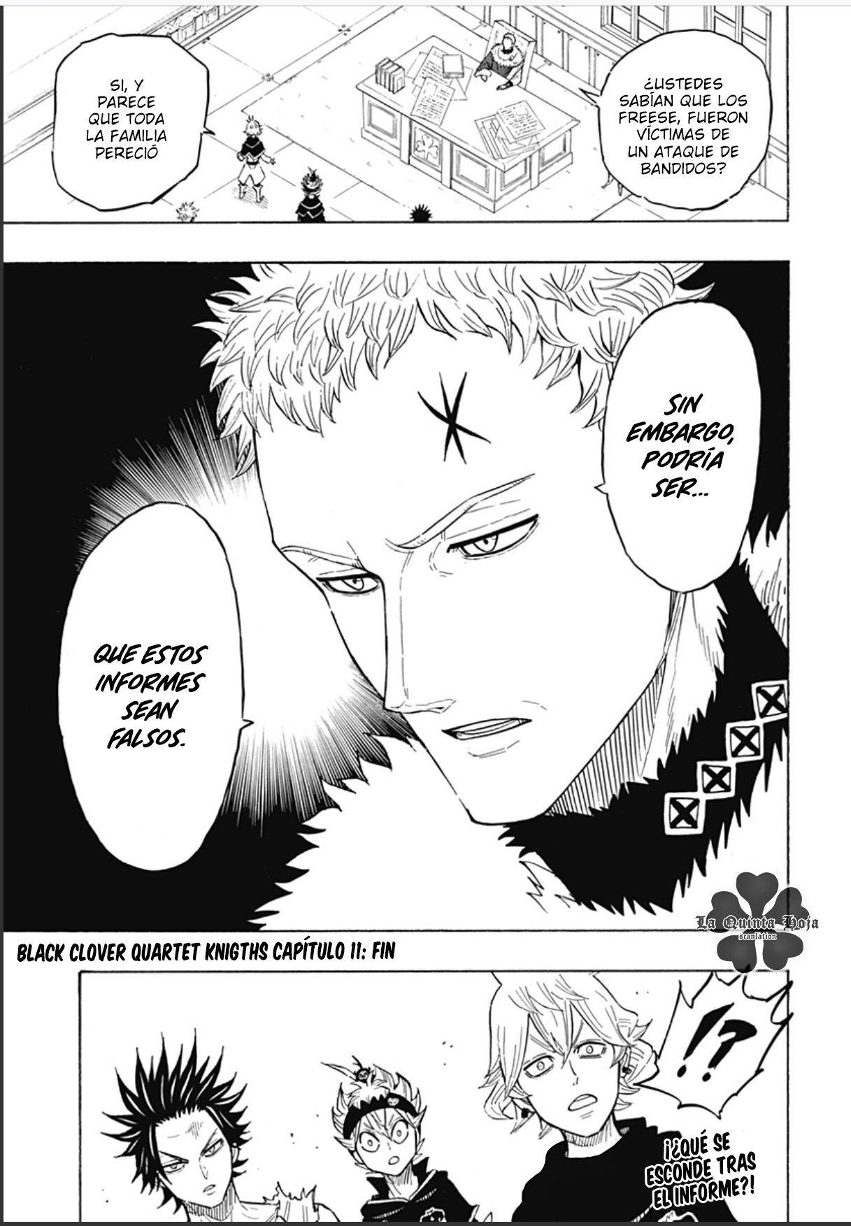 Read Black Clover Quartet Knights ES Manga Online