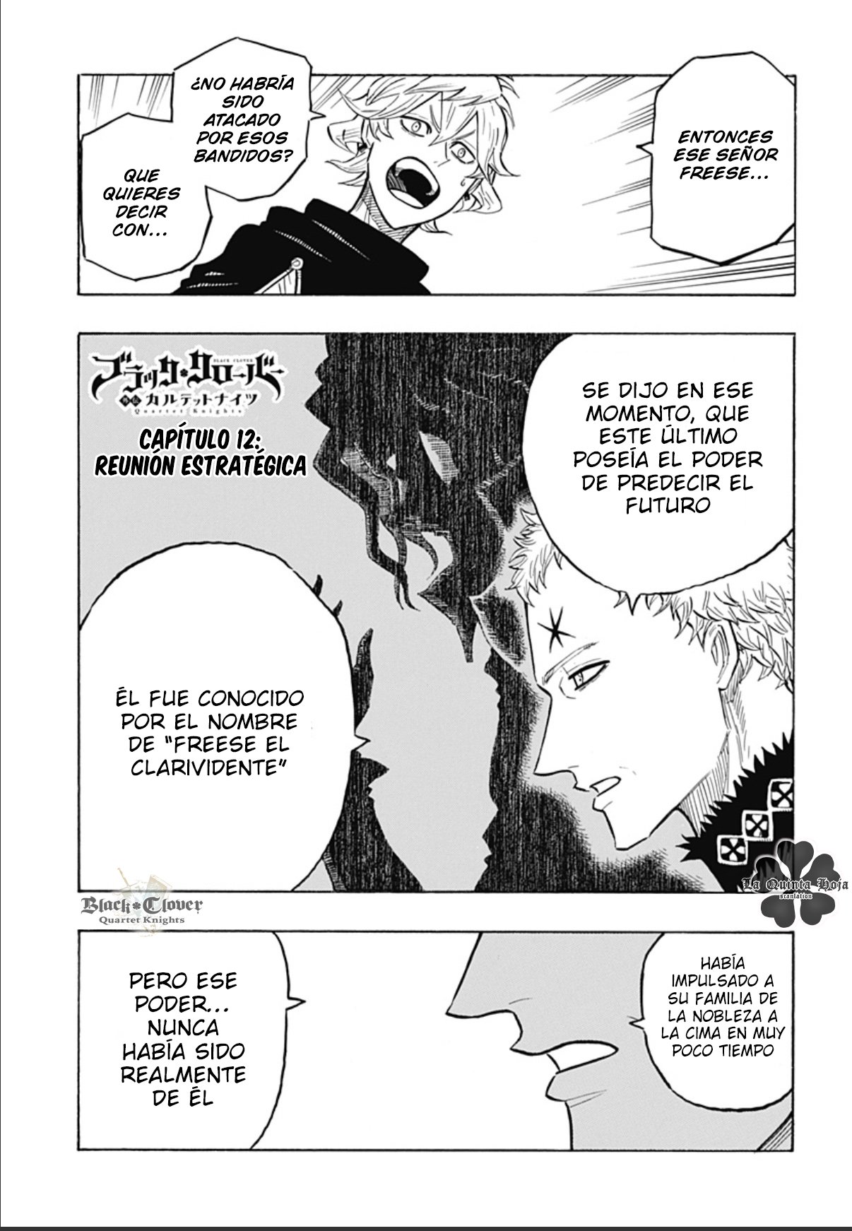 Read Black Clover Quartet Knights ES Manga Online