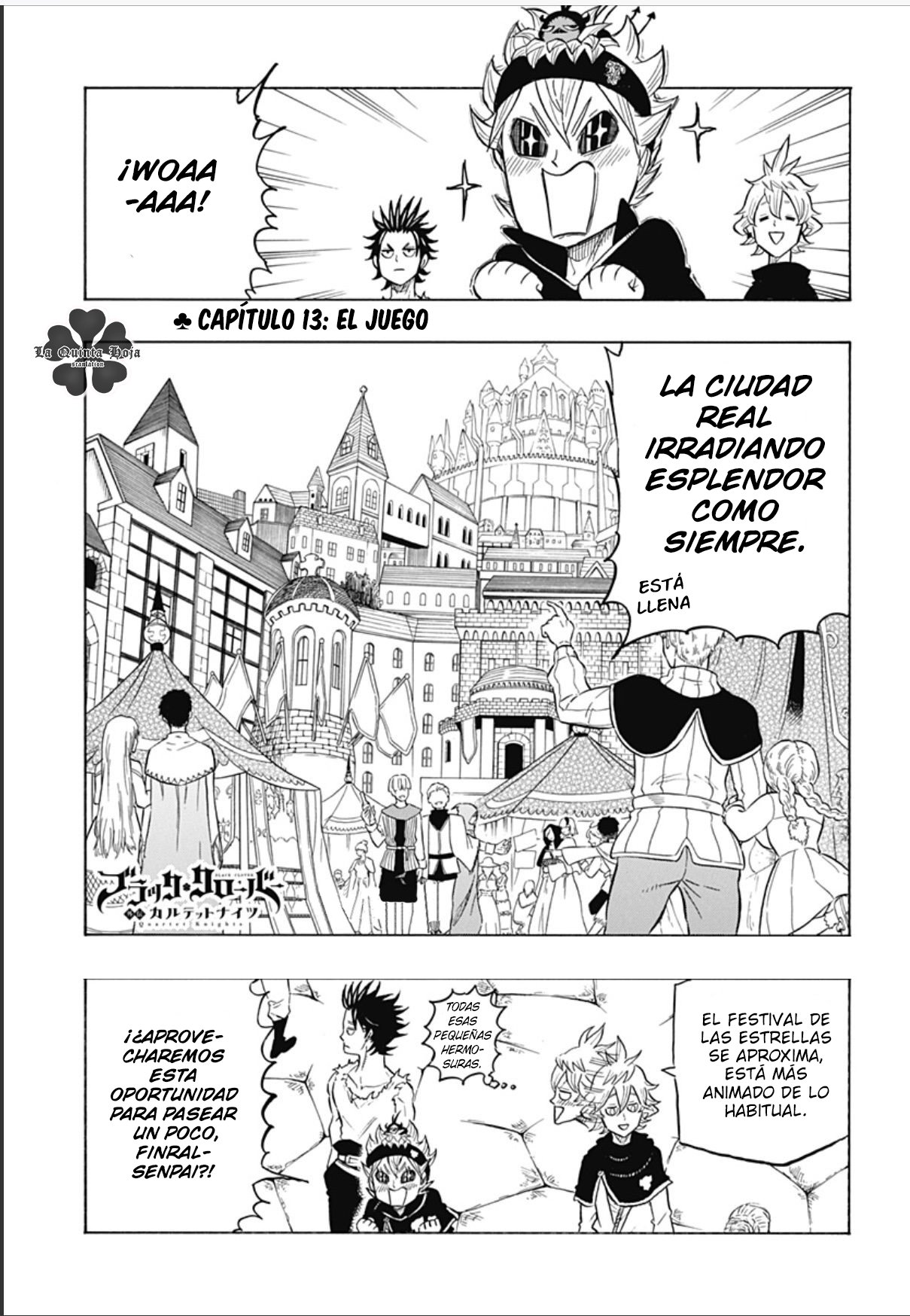 Read Black Clover Quartet Knights ES Manga Online
