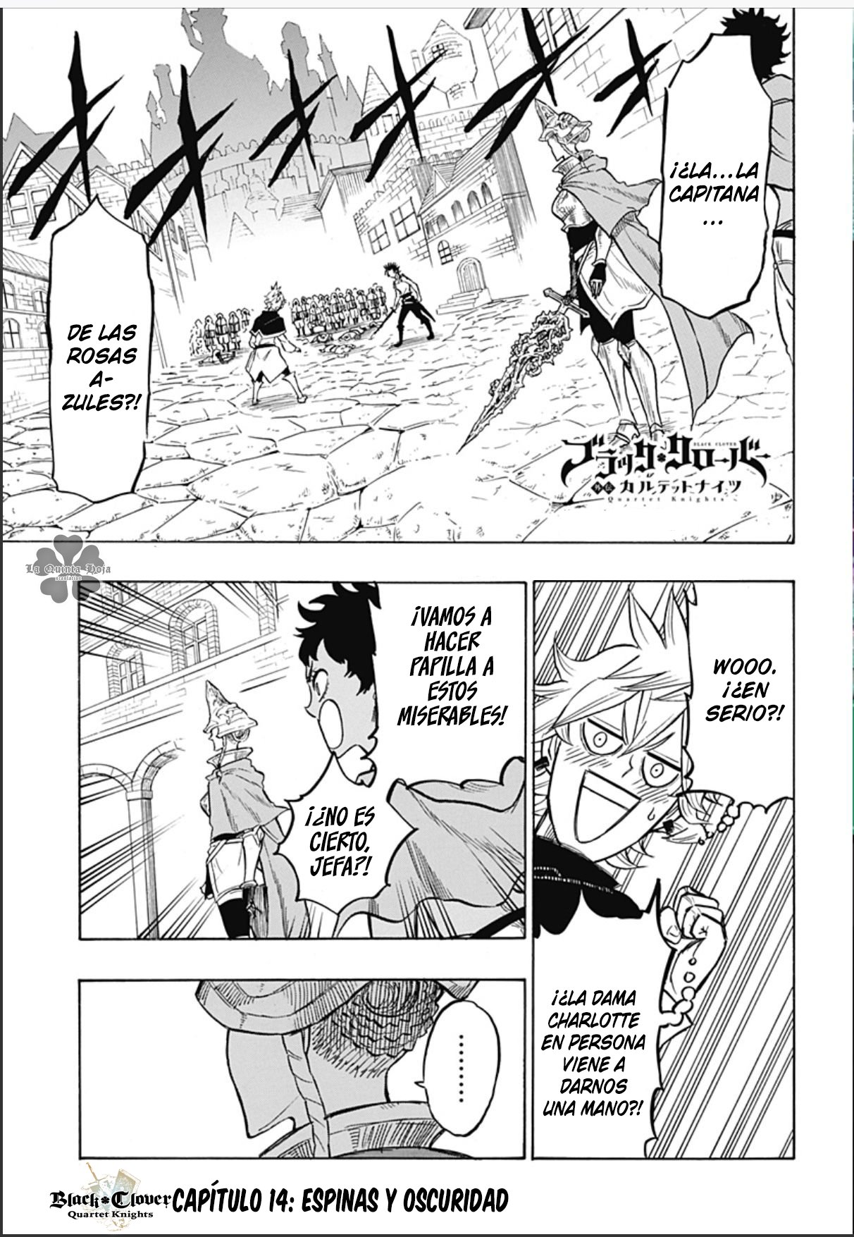 Read Black Clover Quartet Knights ES Manga Online