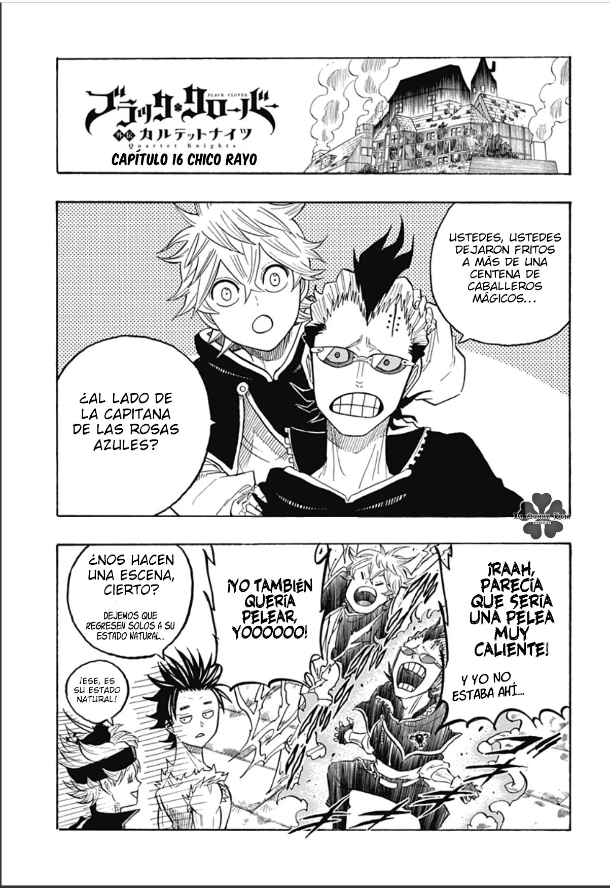 Read Black Clover Quartet Knights ES Manga Online