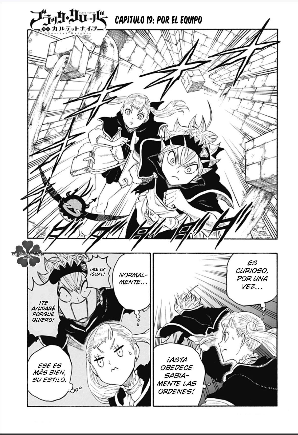 Read Black Clover Quartet Knights ES Manga Online