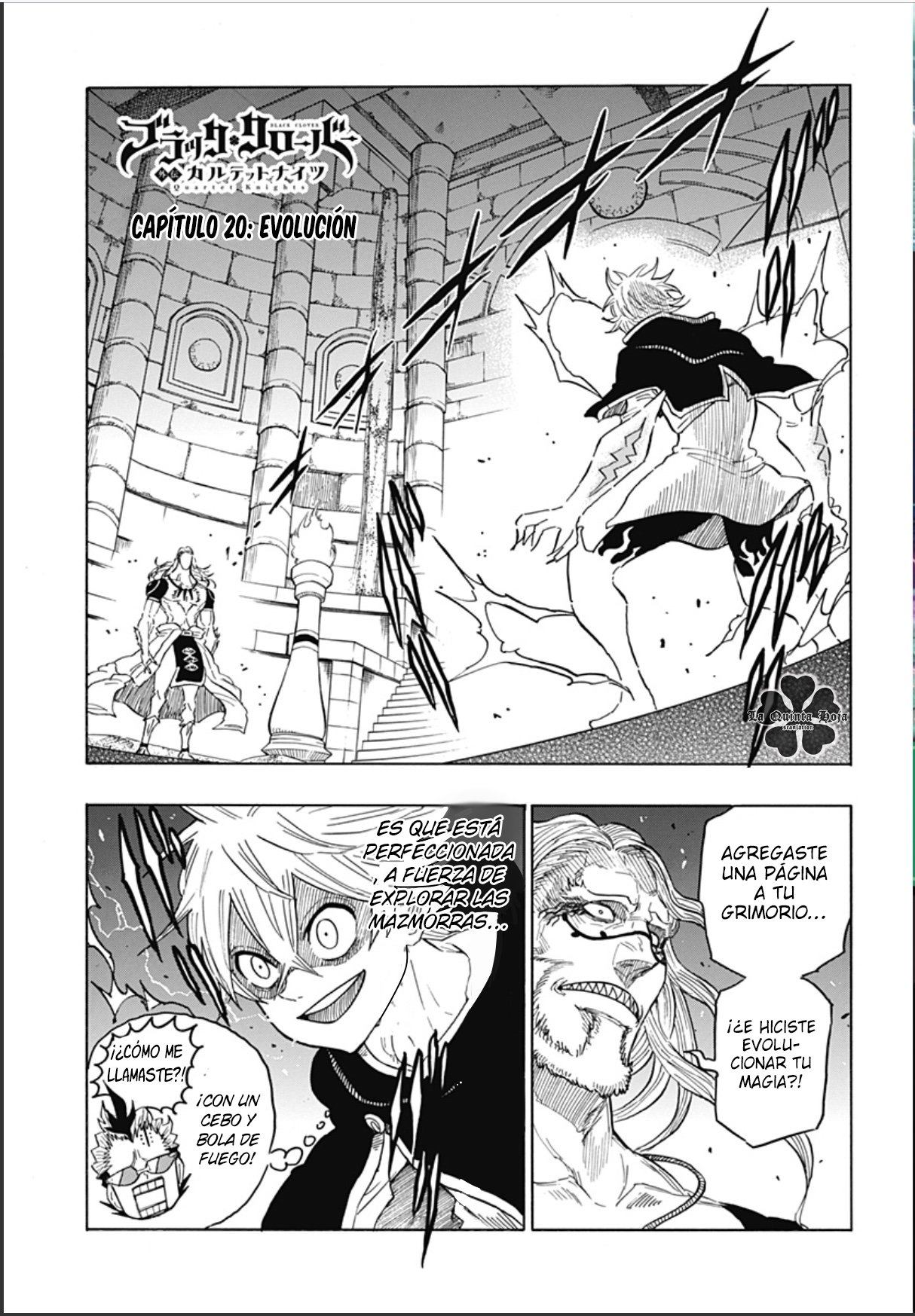 Read Black Clover Quartet Knights ES Manga Online