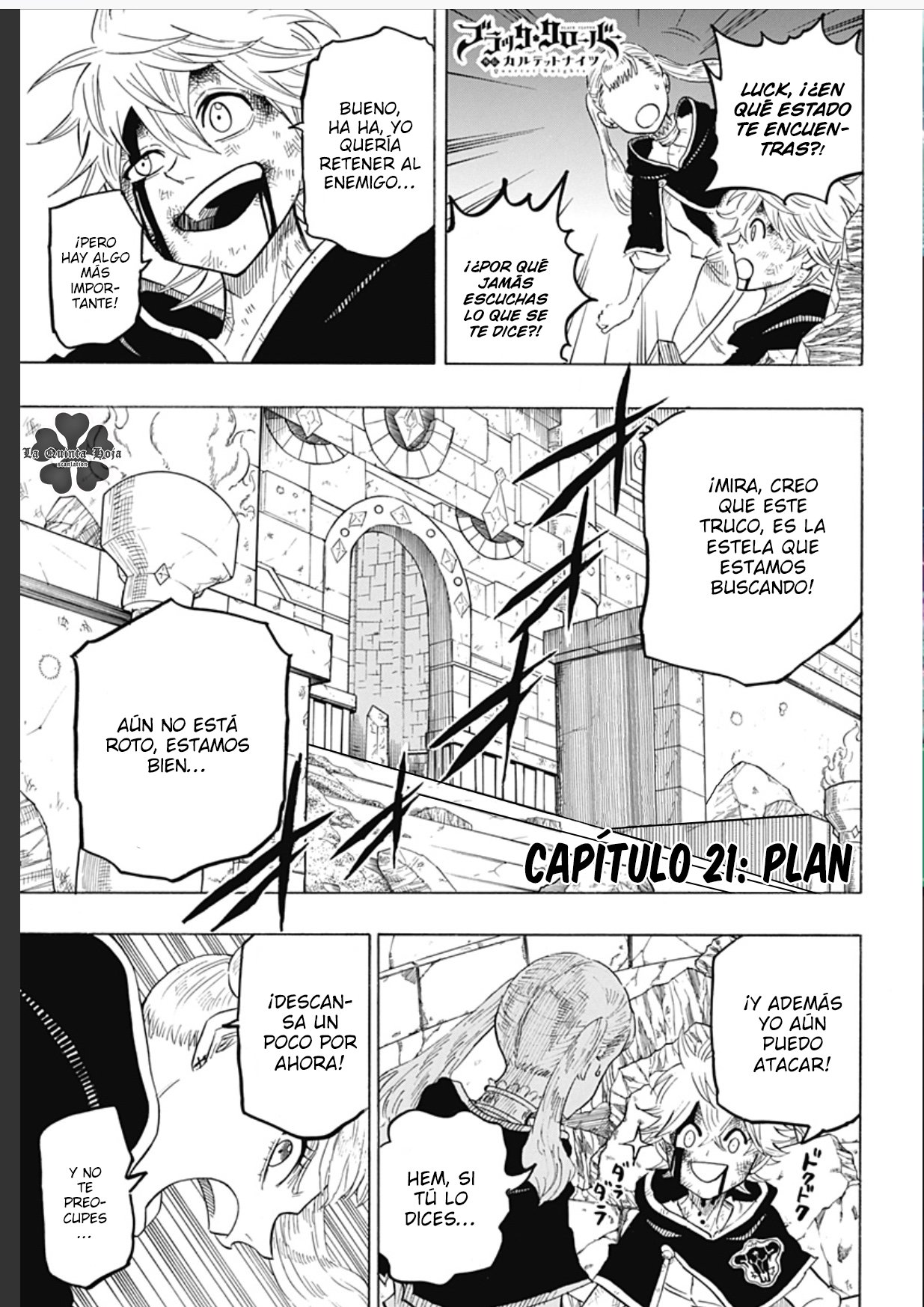Read Black Clover Quartet Knights ES Manga Online