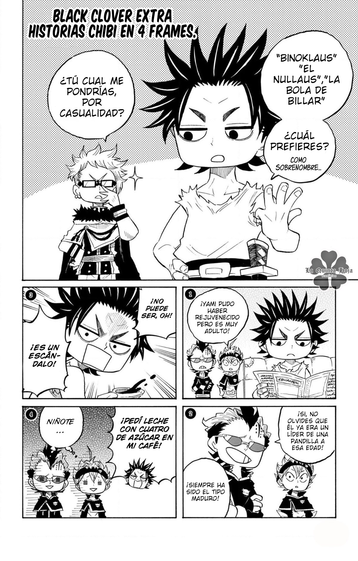 Read Black Clover Quartet Knights ES Manga Online
