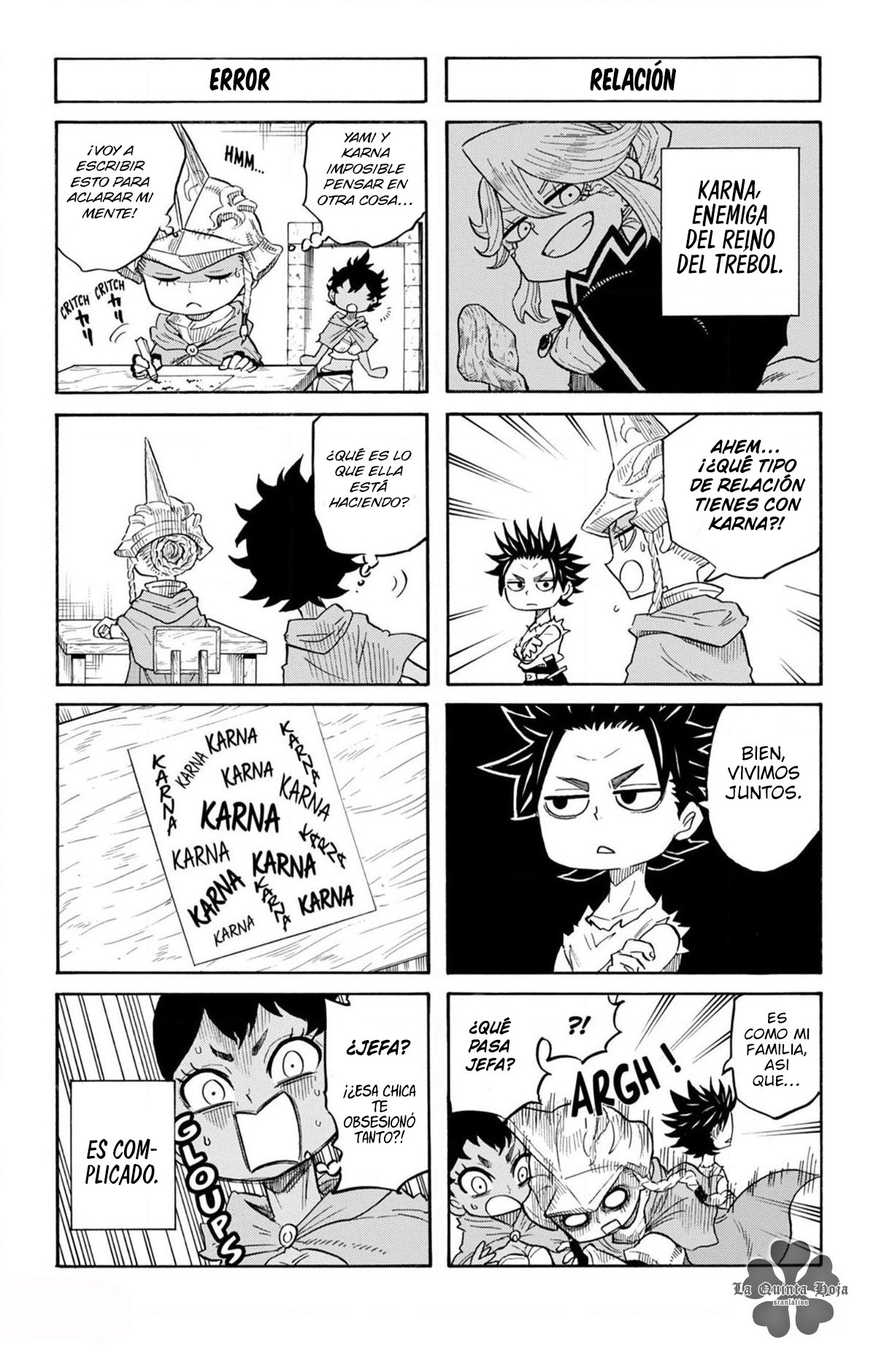 Read Black Clover Quartet Knights ES Manga Online