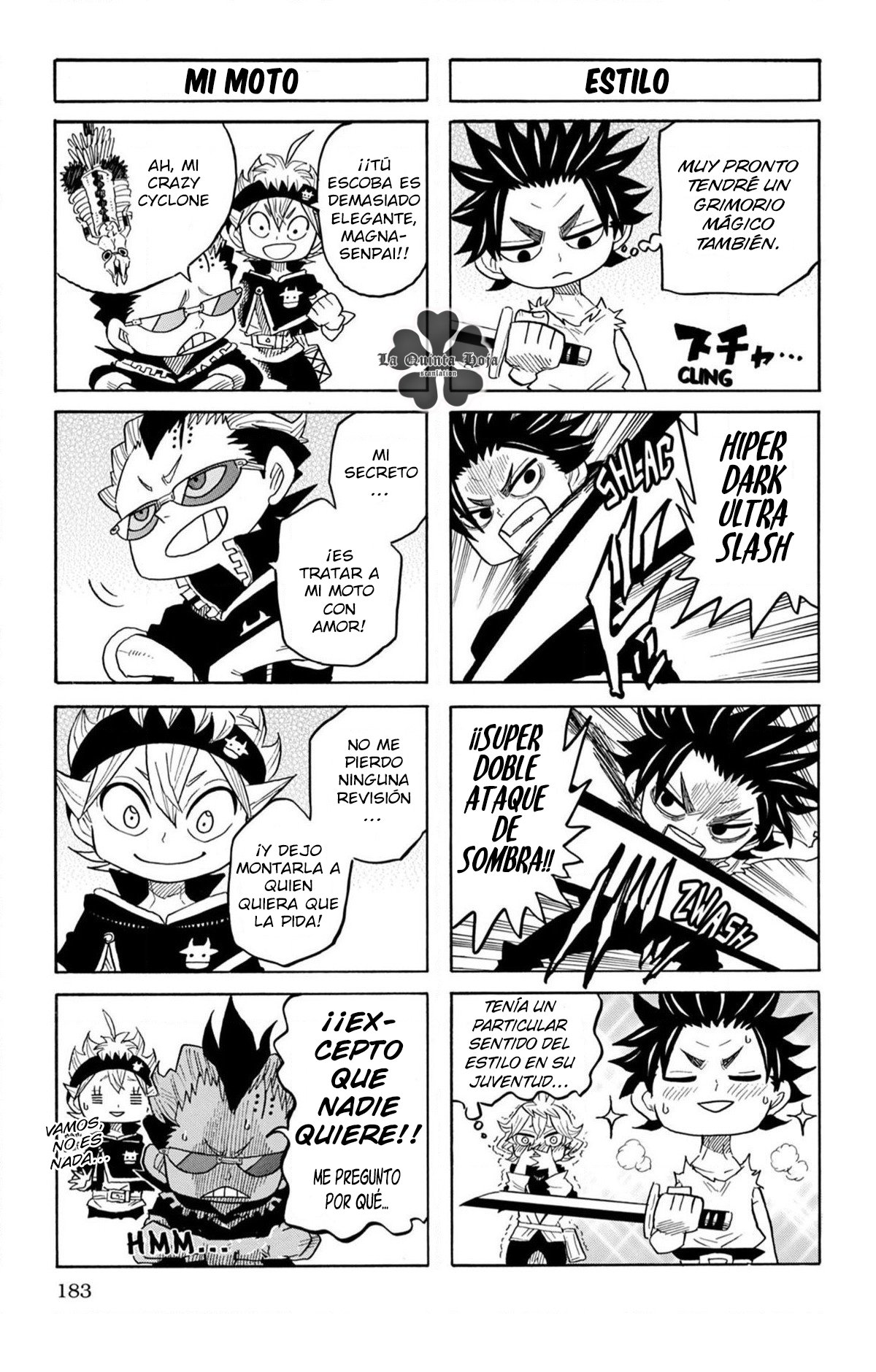 Read Black Clover Quartet Knights ES Manga Online