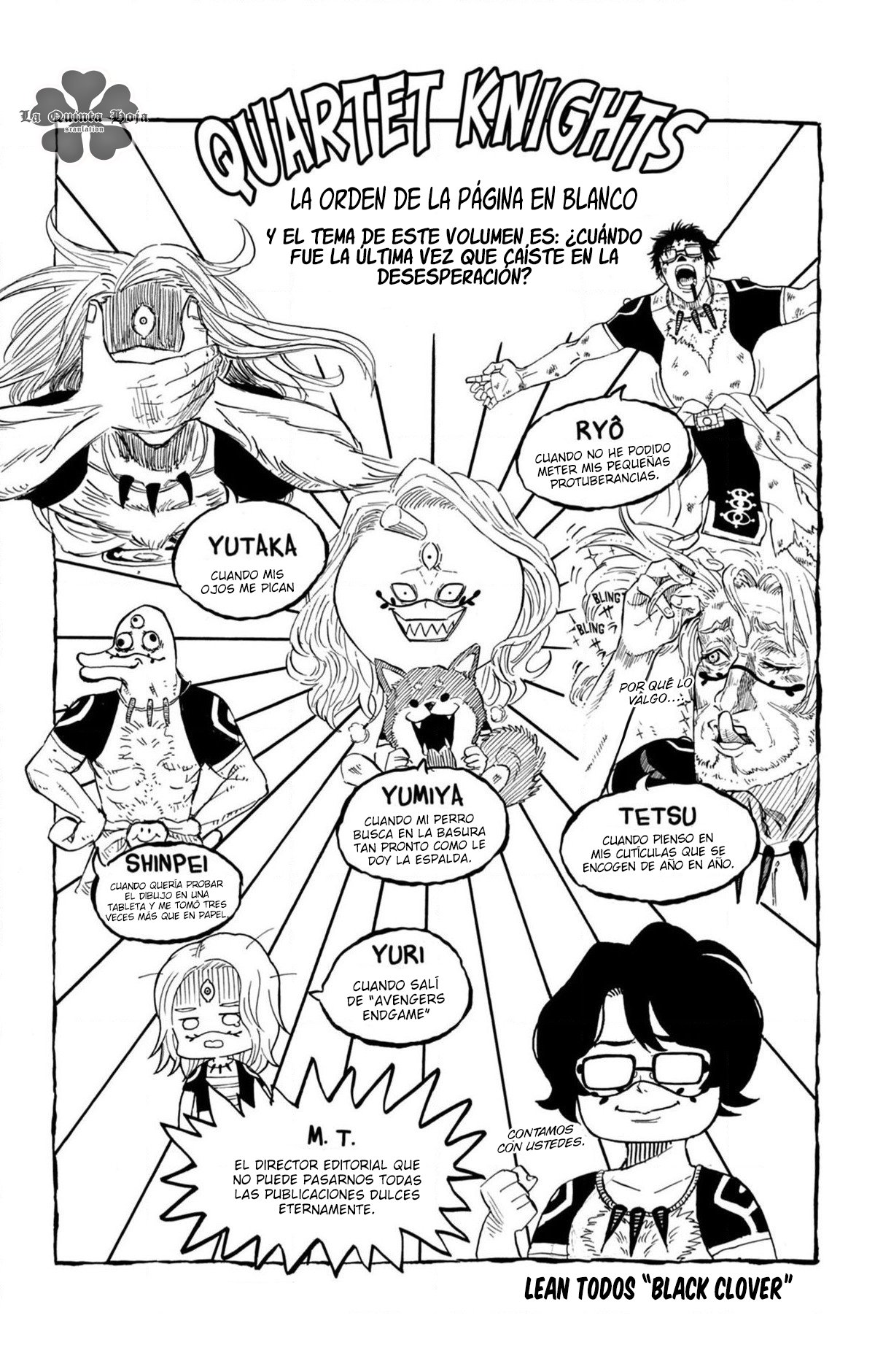 Read Black Clover Quartet Knights ES Manga Online