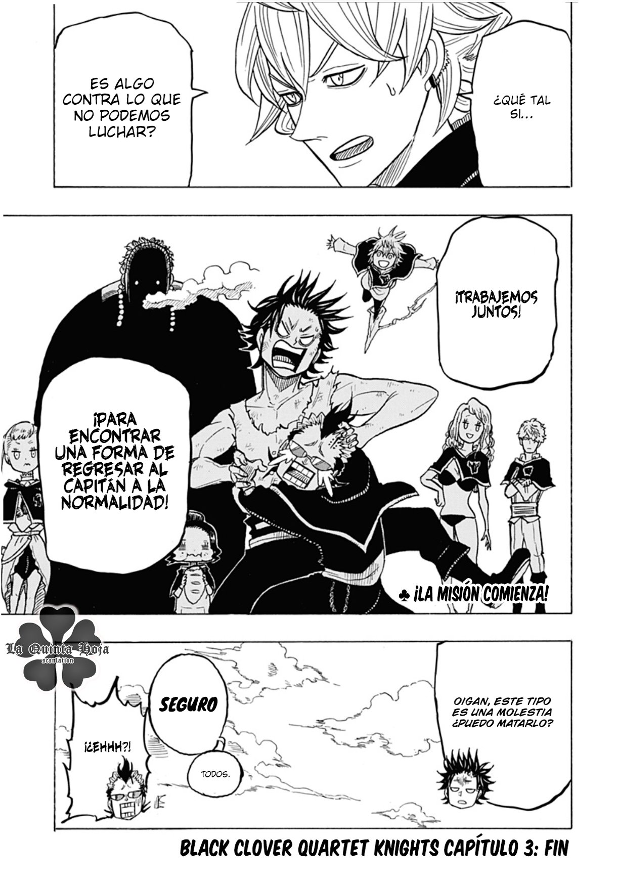 Read Black Clover Quartet Knights ES Manga Online