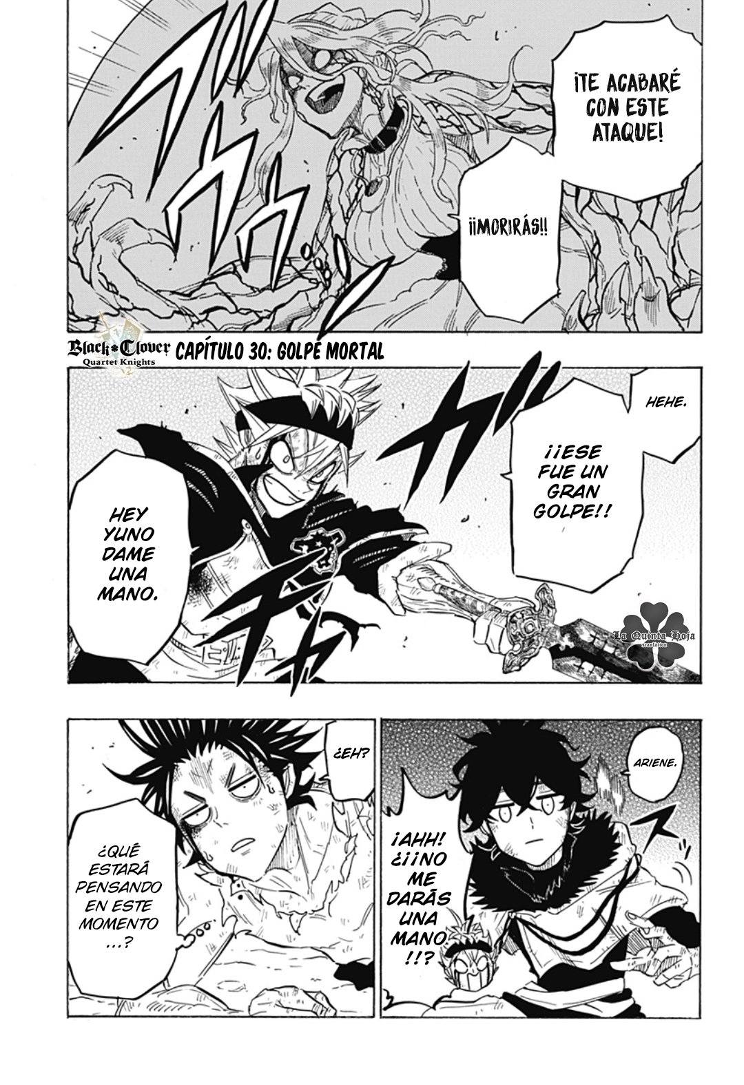 Read Black Clover Quartet Knights ES Manga Online