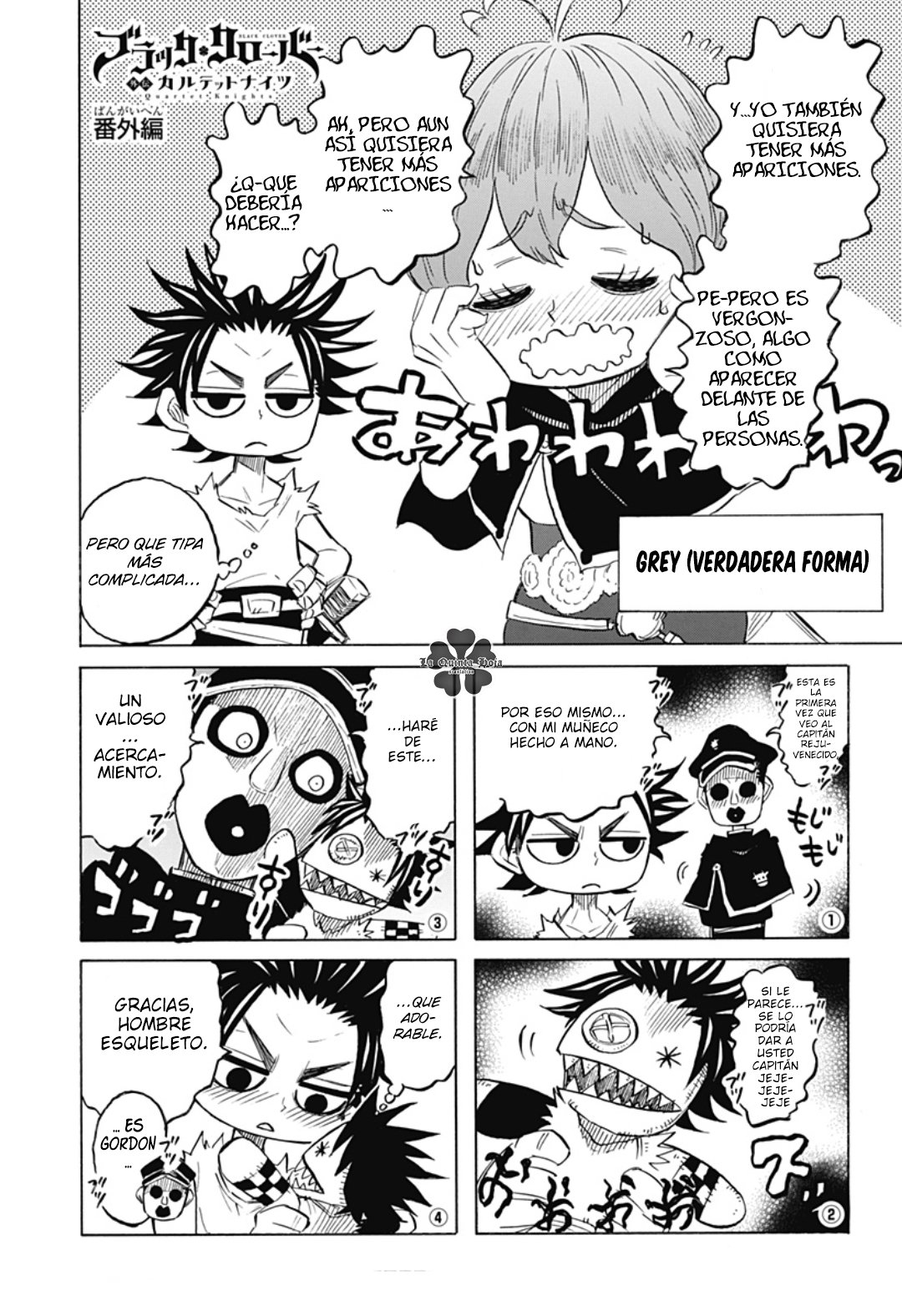 Read Black Clover Quartet Knights ES Manga Online