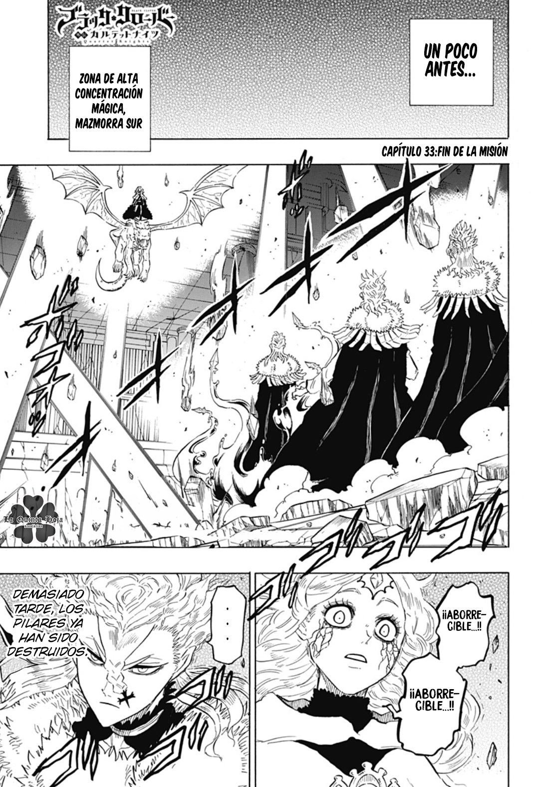 Read Black Clover Quartet Knights ES Manga Online