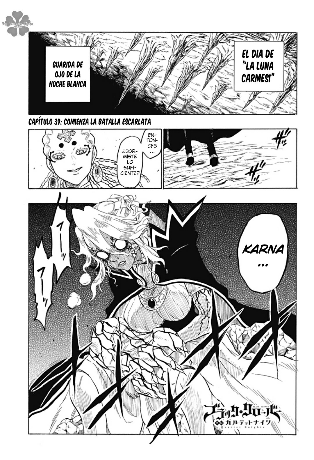 Read Black Clover Quartet Knights ES Manga Online