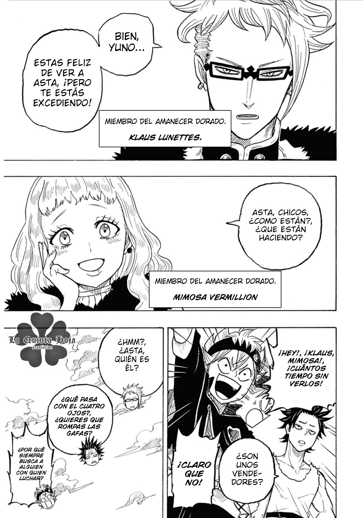 Read Black Clover Quartet Knights ES Manga Online