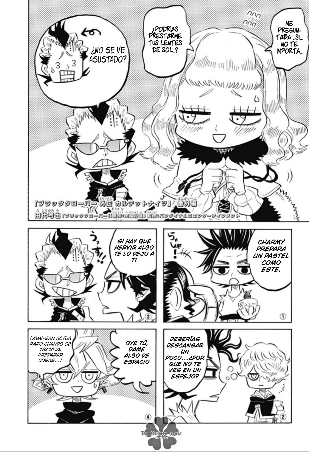 Read Black Clover Quartet Knights ES Manga Online