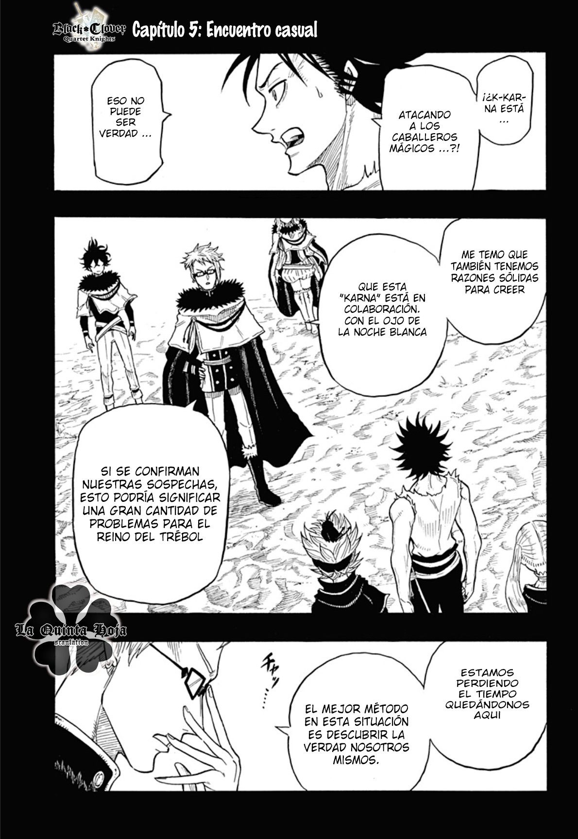 Read Black Clover Quartet Knights ES Manga Online