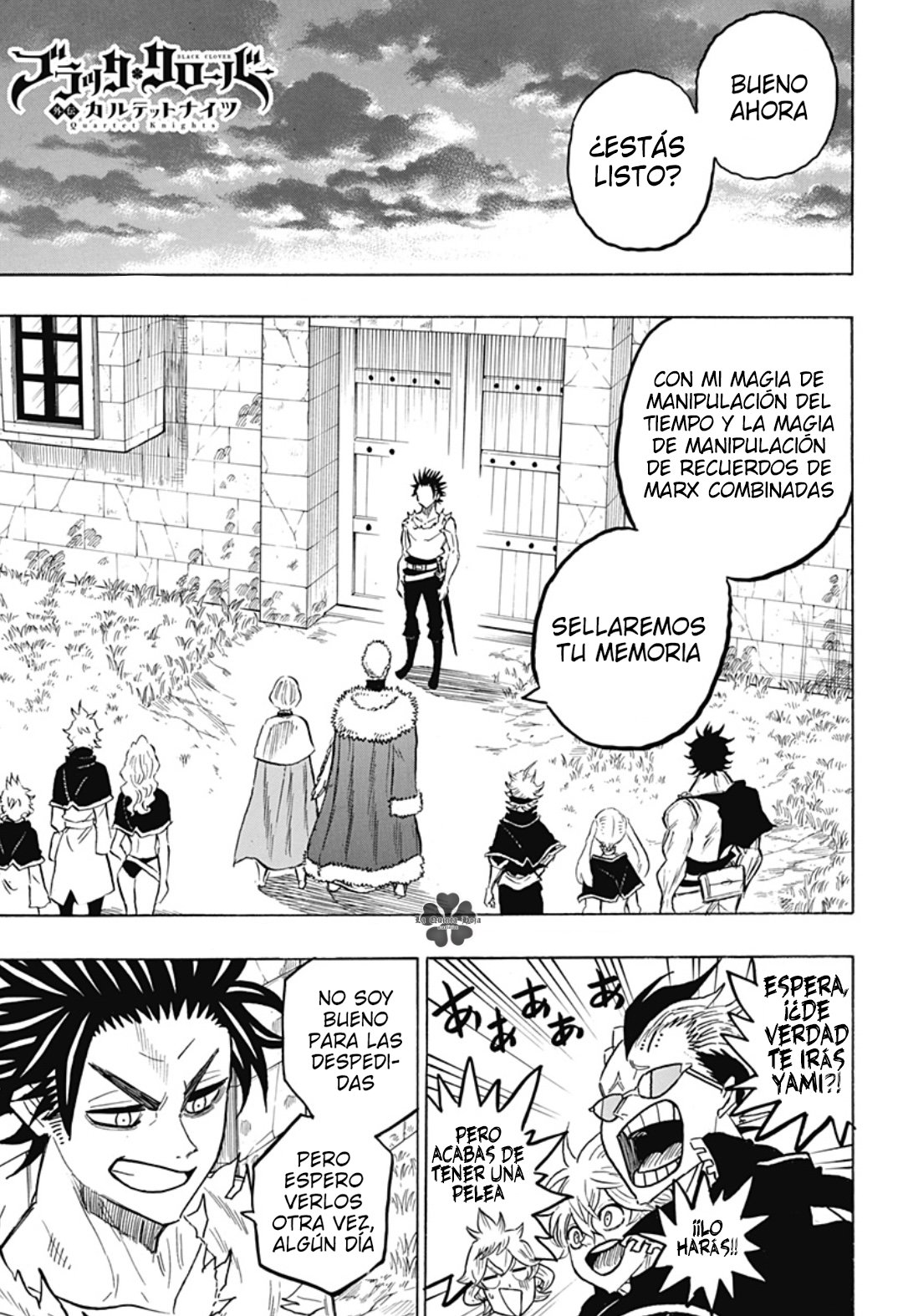 Read Black Clover Quartet Knights ES Manga Online