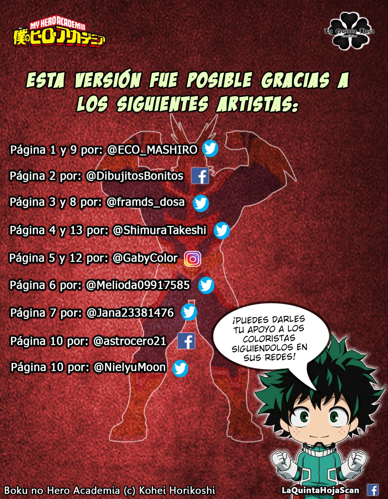 Read Boku no Hero Academia ES Manga Online