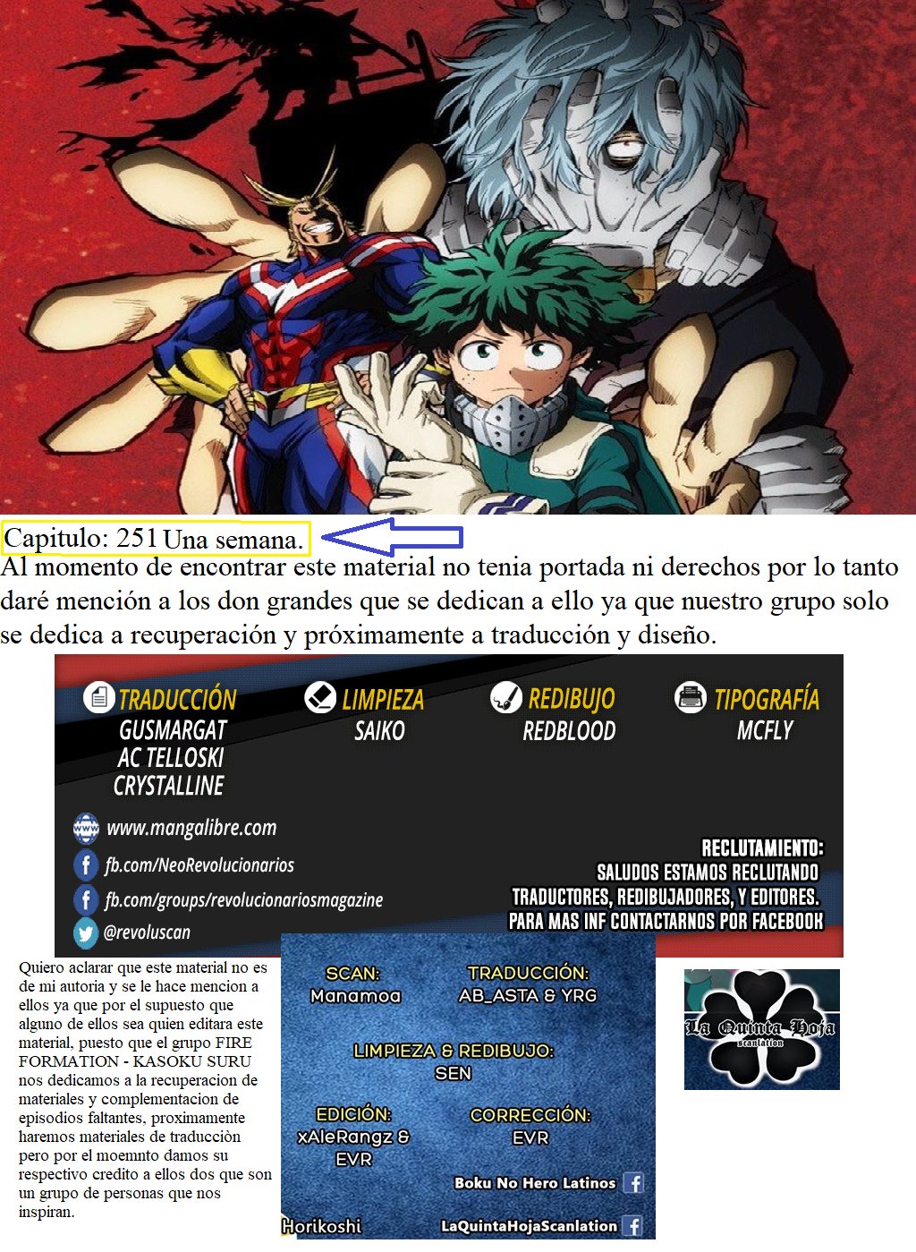 Read Boku no Hero Academia ES Manga Online