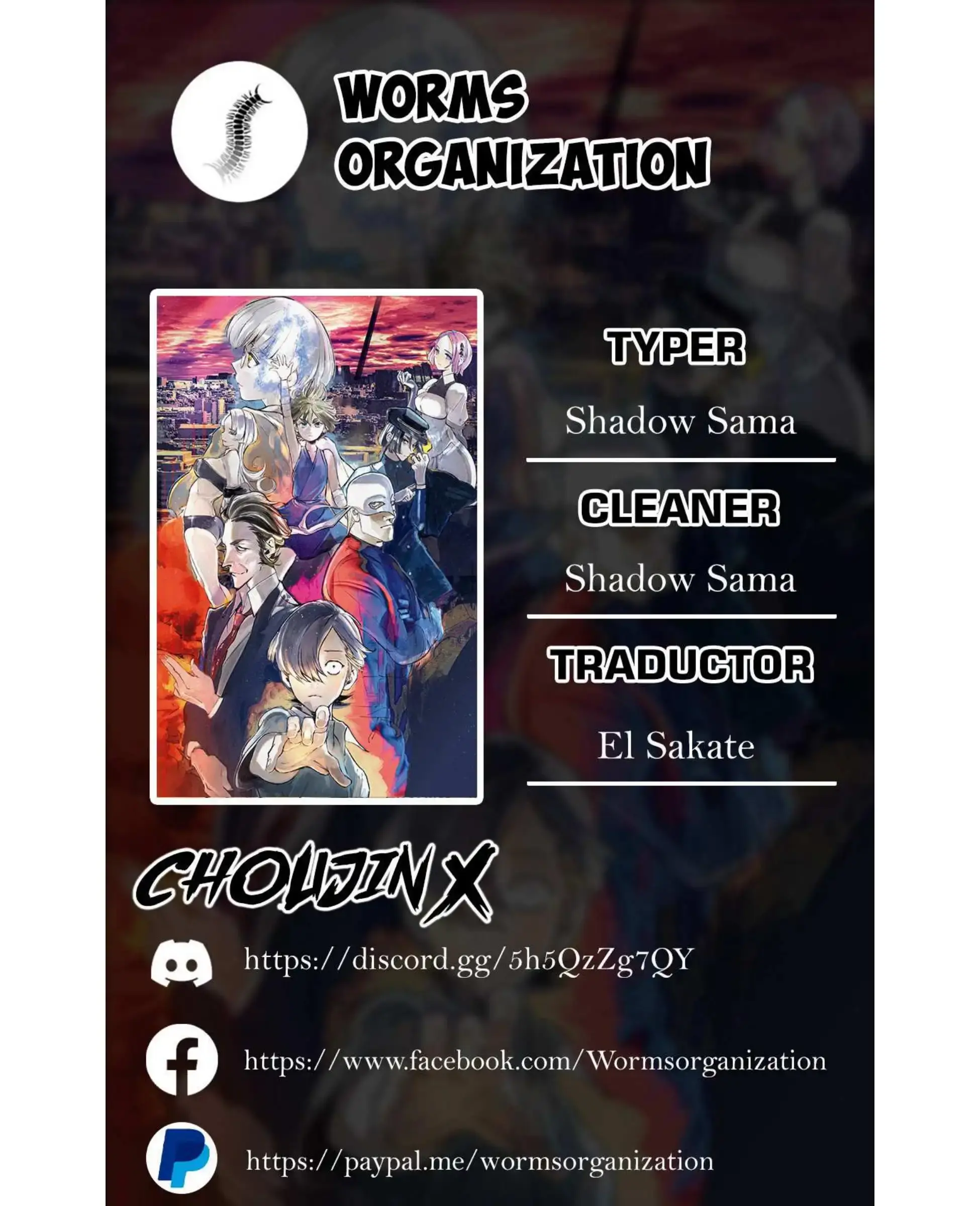Read Choujin X ES Manga Online