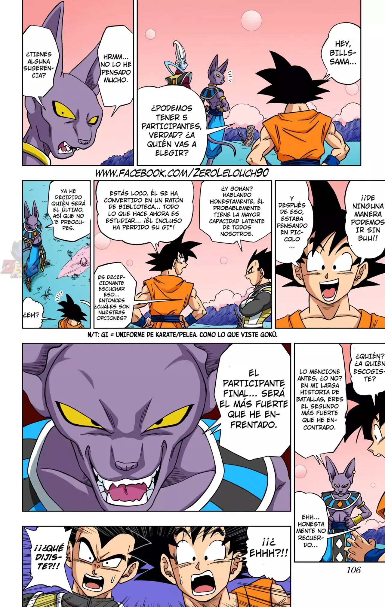 Read Dragon Ball Super ES Manga Online