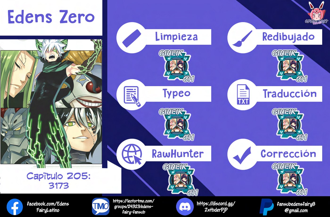 Read Edens Zero ES Manga Online
