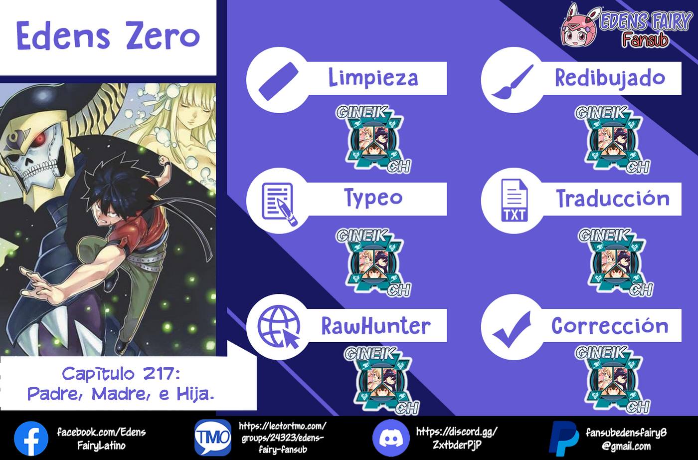 Read Edens Zero ES Manga Online