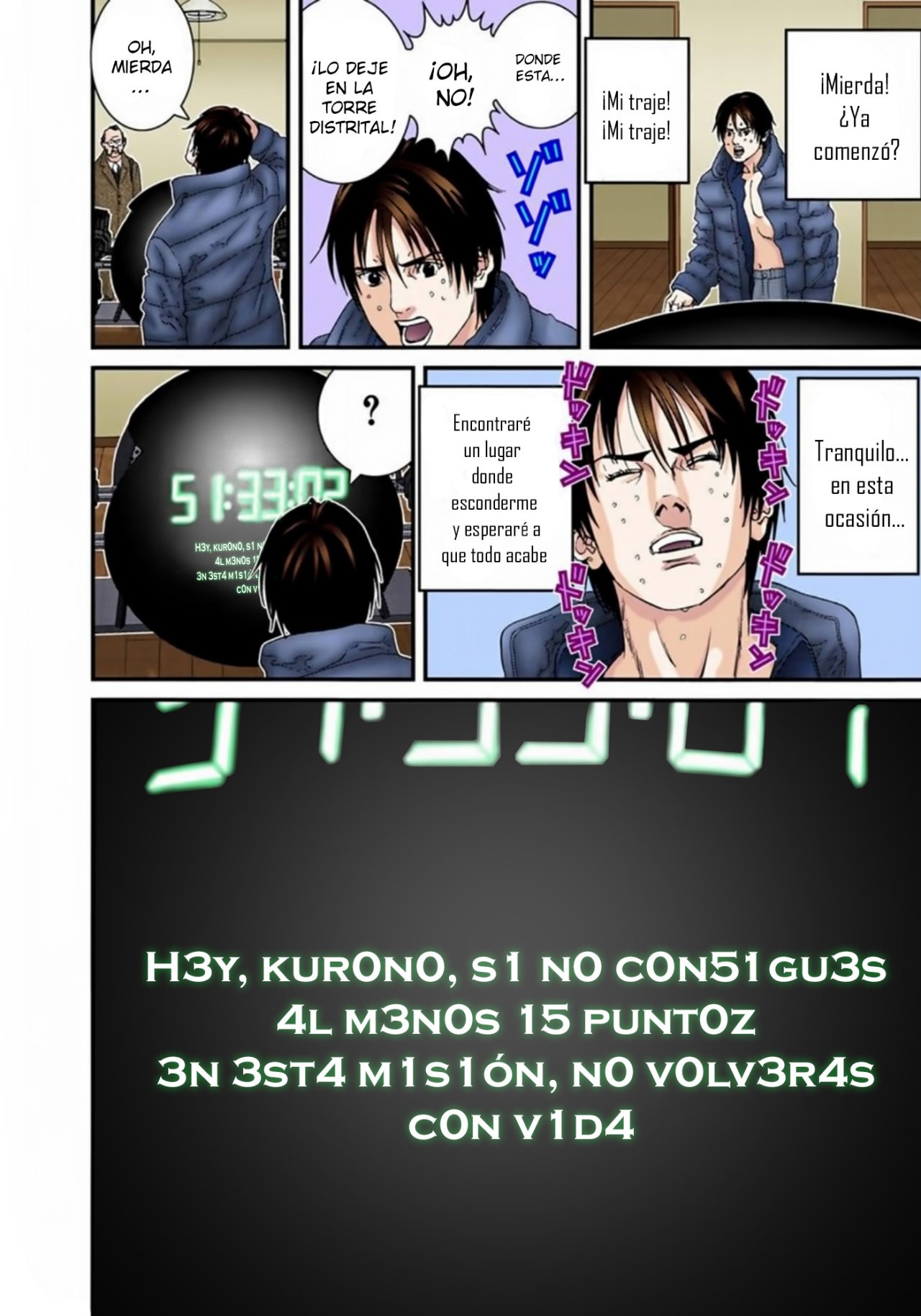 Read Gantz Full Color ES Manga Online