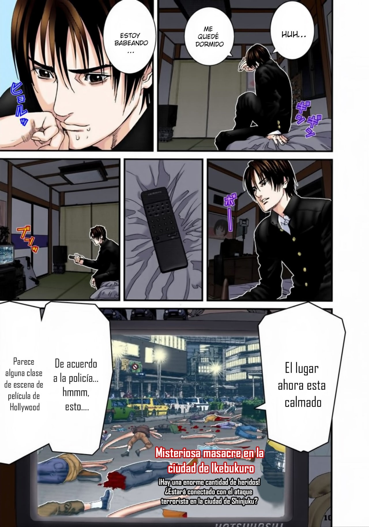 Read Gantz Full Color ES Manga Online