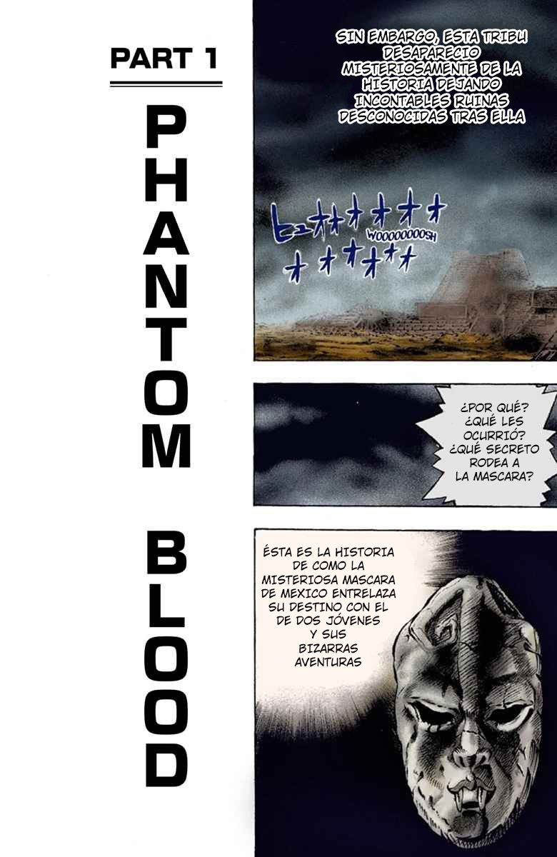Read JoJo's Bizarre Adventure Parte 1 Phantom Blood Full Color ES Manga Online