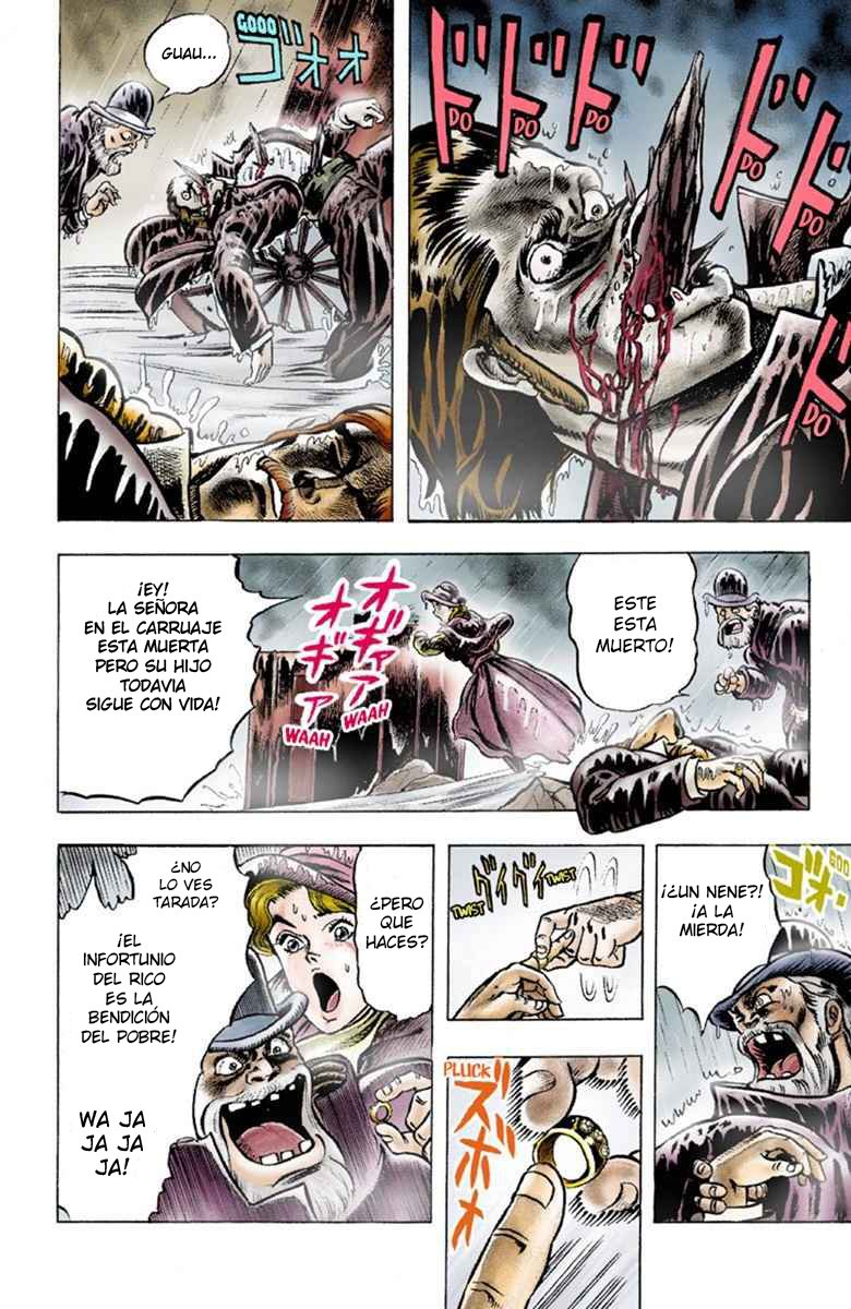 Read JoJo's Bizarre Adventure Parte 1 Phantom Blood Full Color ES Manga Online