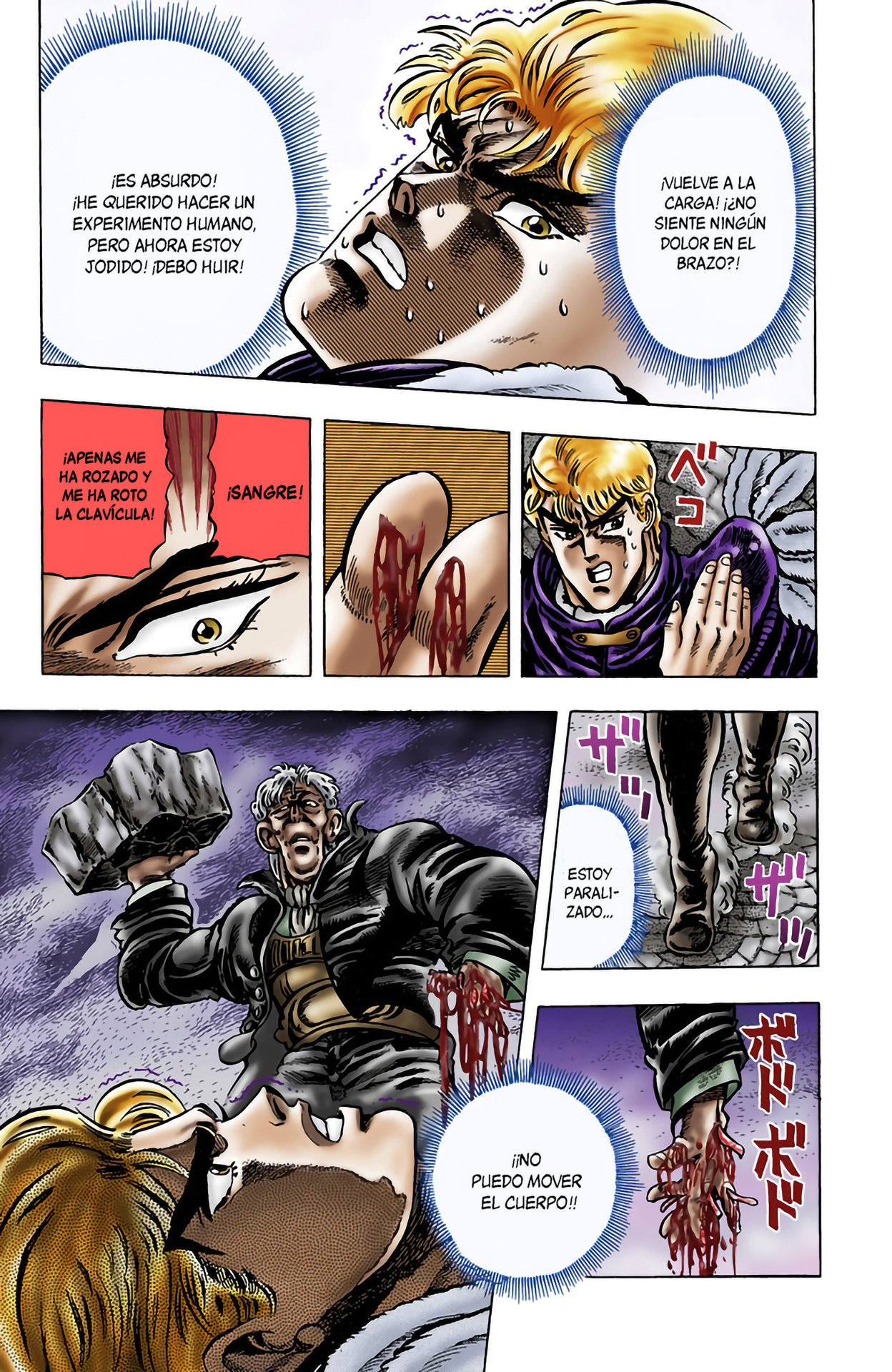 Read JoJo's Bizarre Adventure Parte 1 Phantom Blood Full Color ES Manga Online