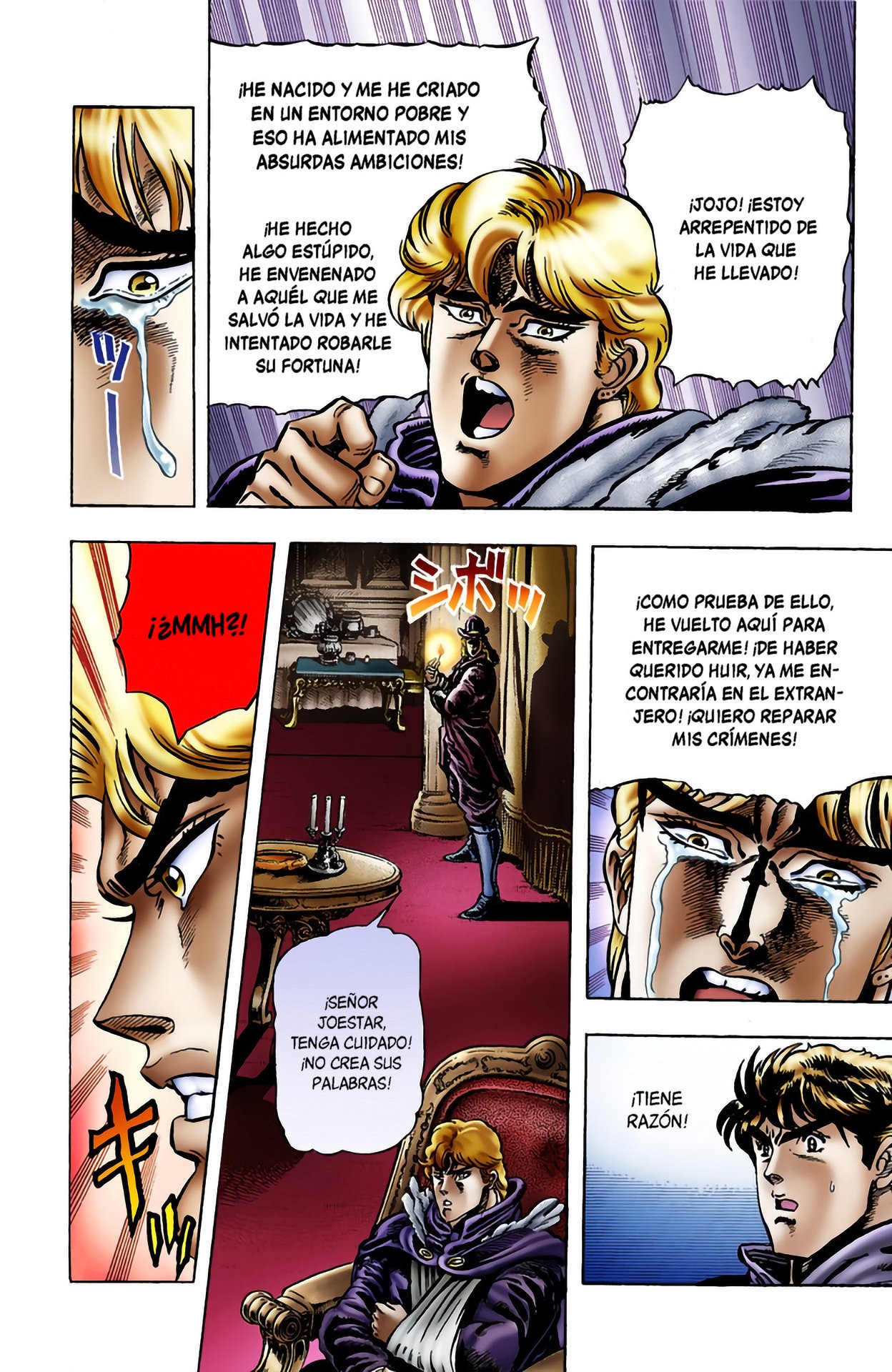 Read JoJo's Bizarre Adventure Parte 1 Phantom Blood Full Color ES Manga Online