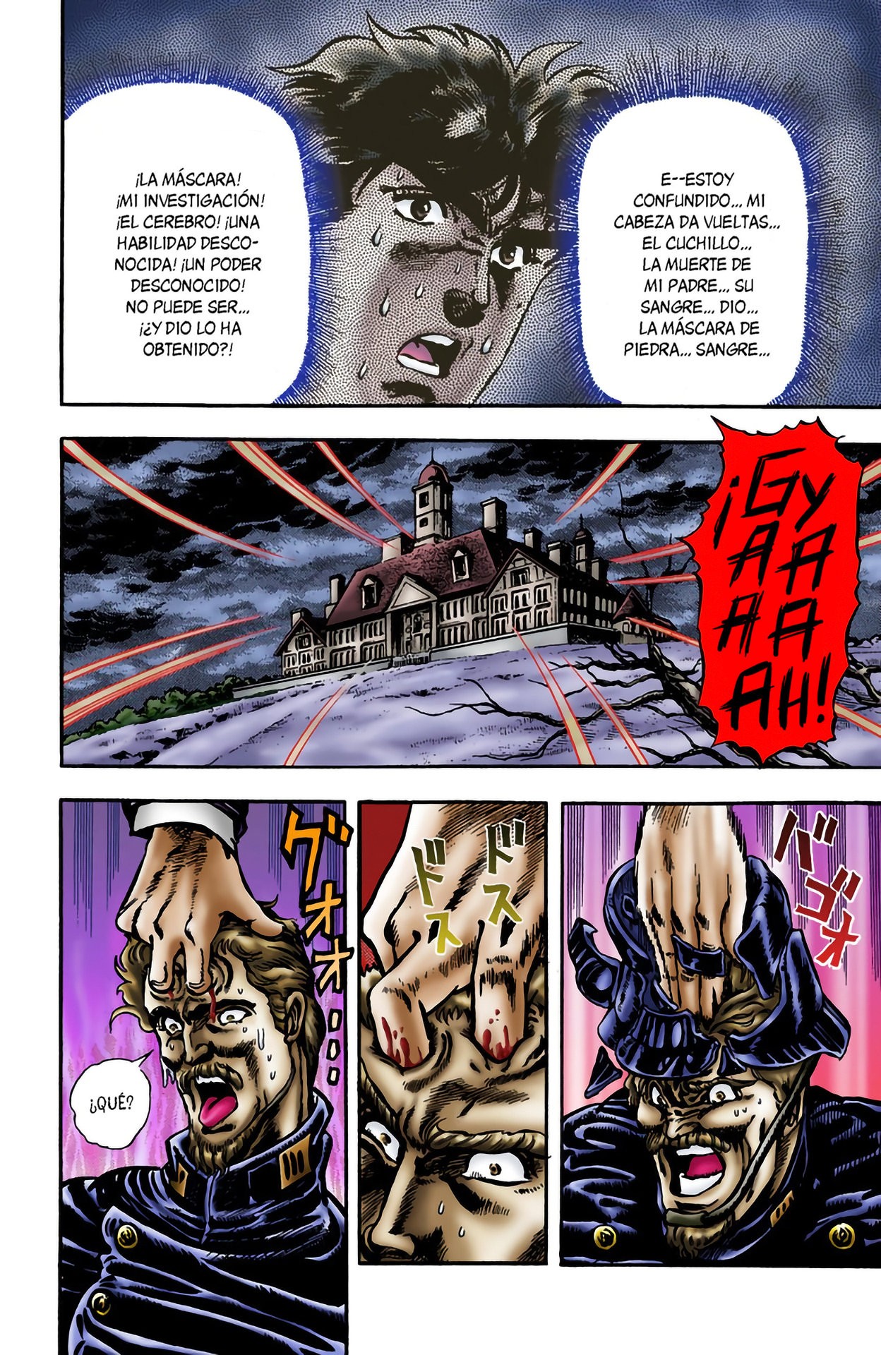 Read JoJo's Bizarre Adventure Parte 1 Phantom Blood Full Color ES Manga Online