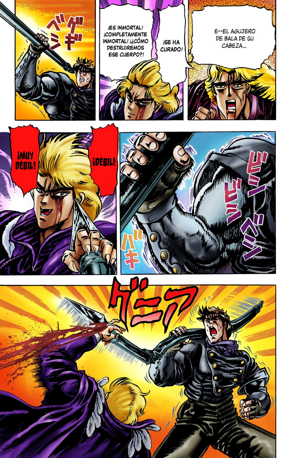 Read JoJo's Bizarre Adventure Parte 1 Phantom Blood Full Color ES Manga Online