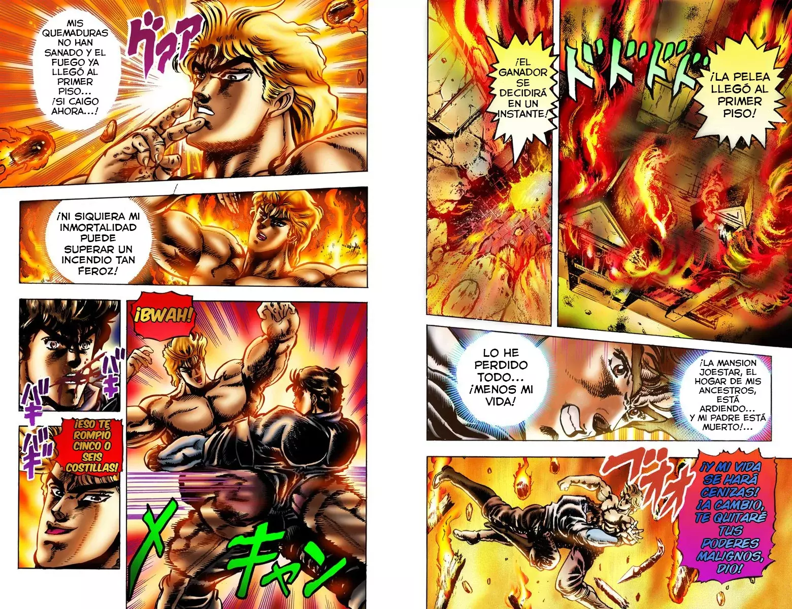 Read JoJo's Bizarre Adventure Parte 1 Phantom Blood Full Color ES Manga Online