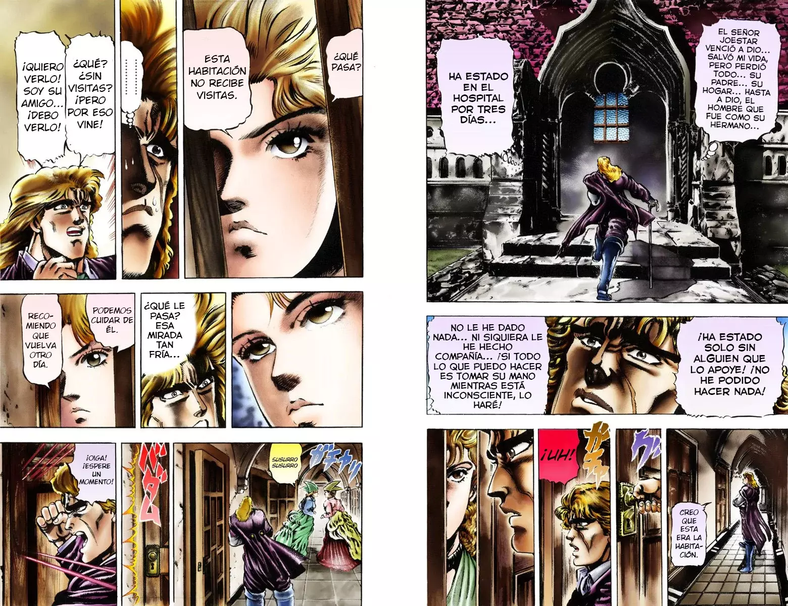 Read JoJo's Bizarre Adventure Parte 1 Phantom Blood Full Color ES Manga Online