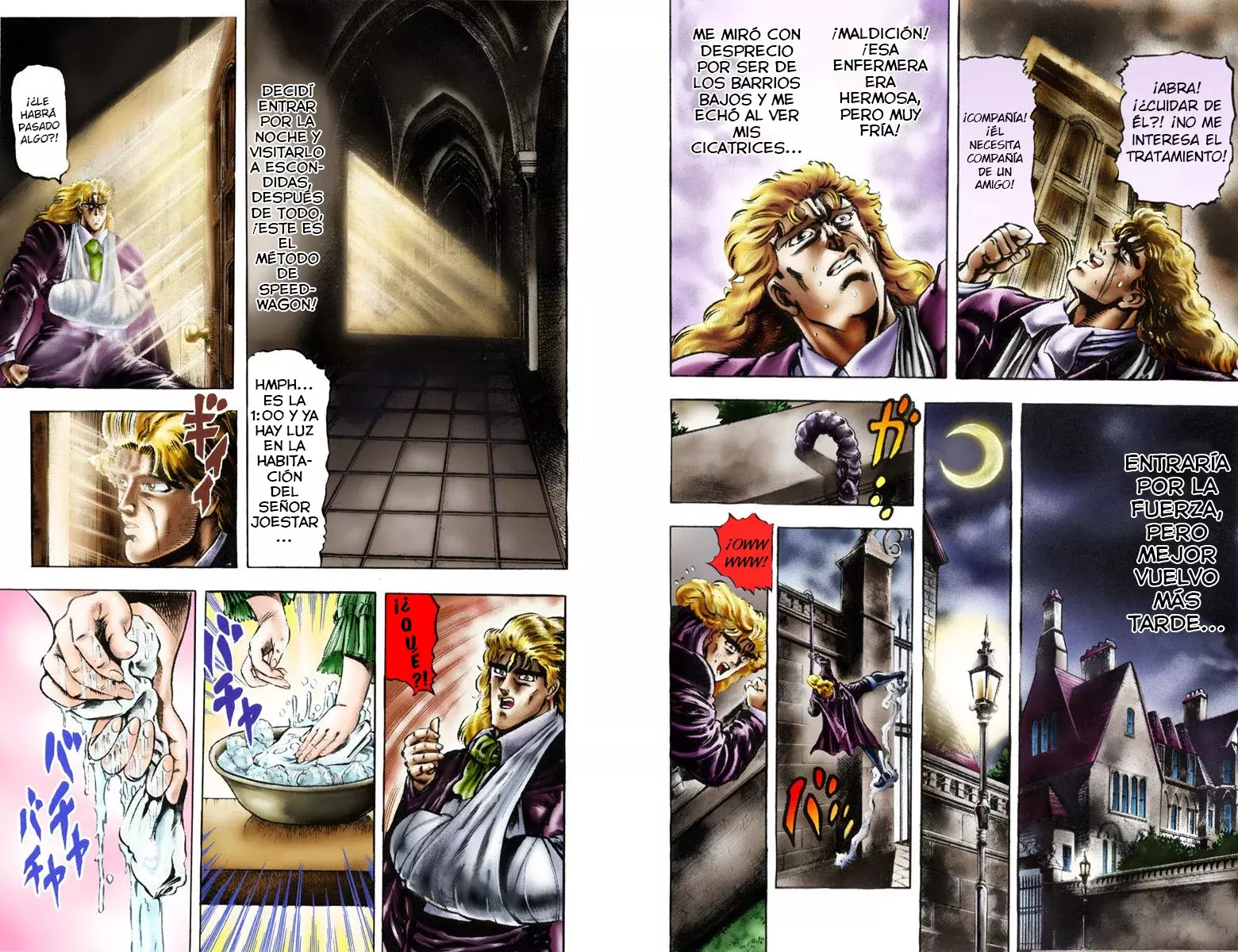 Read JoJo's Bizarre Adventure Parte 1 Phantom Blood Full Color ES Manga Online