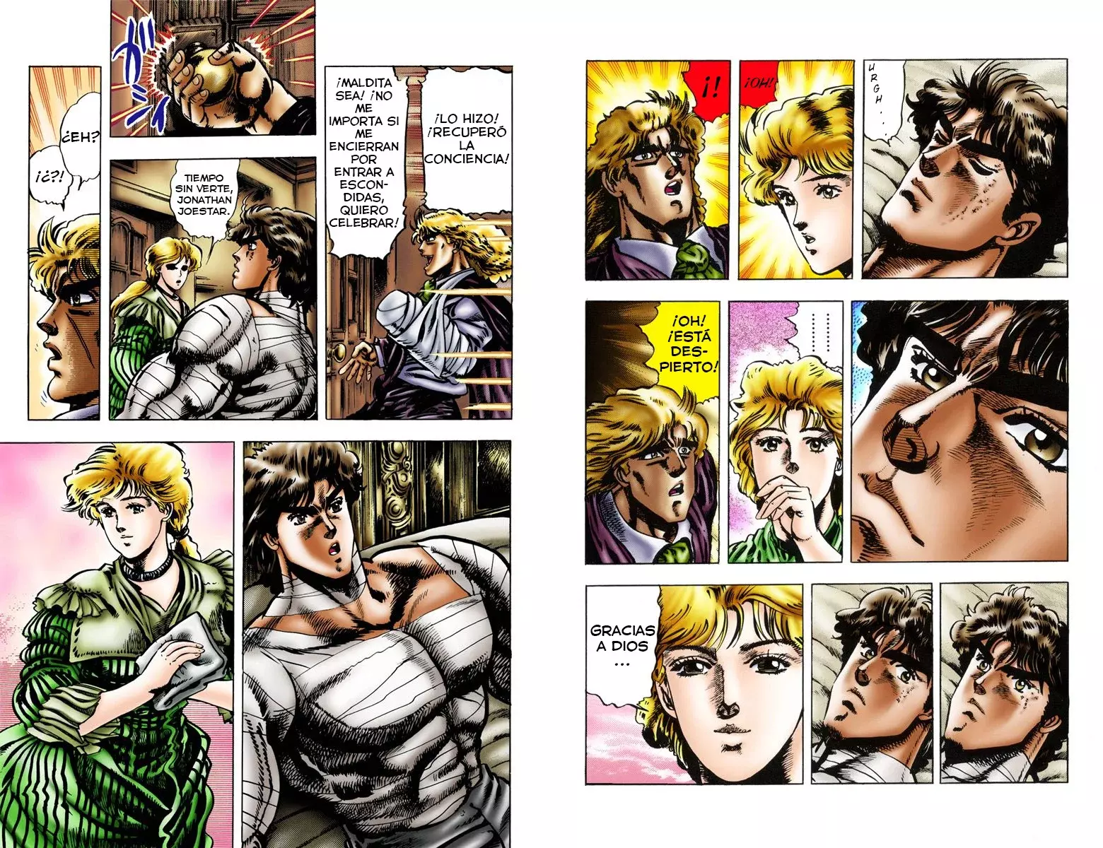 Read JoJo's Bizarre Adventure Parte 1 Phantom Blood Full Color ES Manga Online